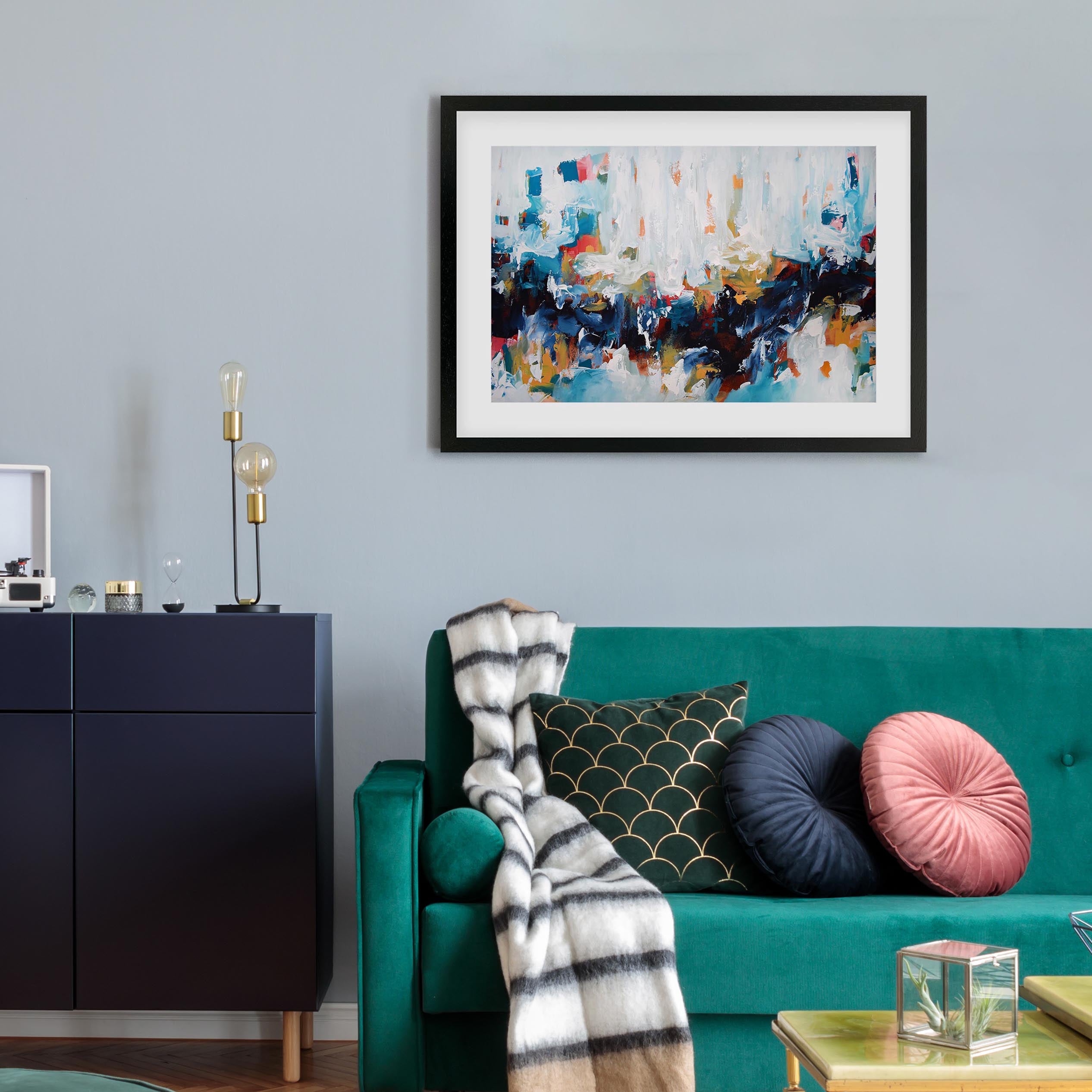 Abstract 423 Framed Art