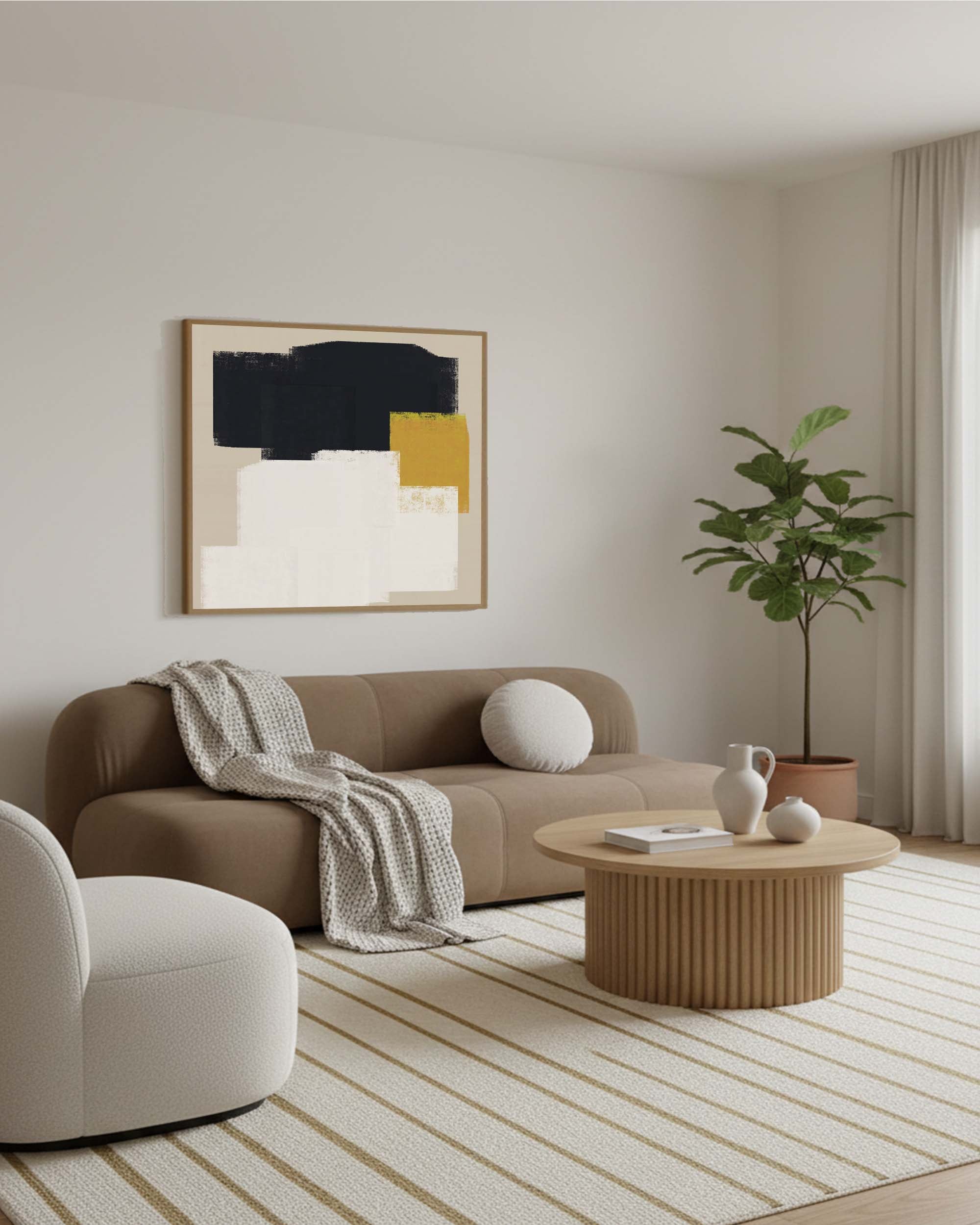 Dimensional Abstract I Canvas Art Print