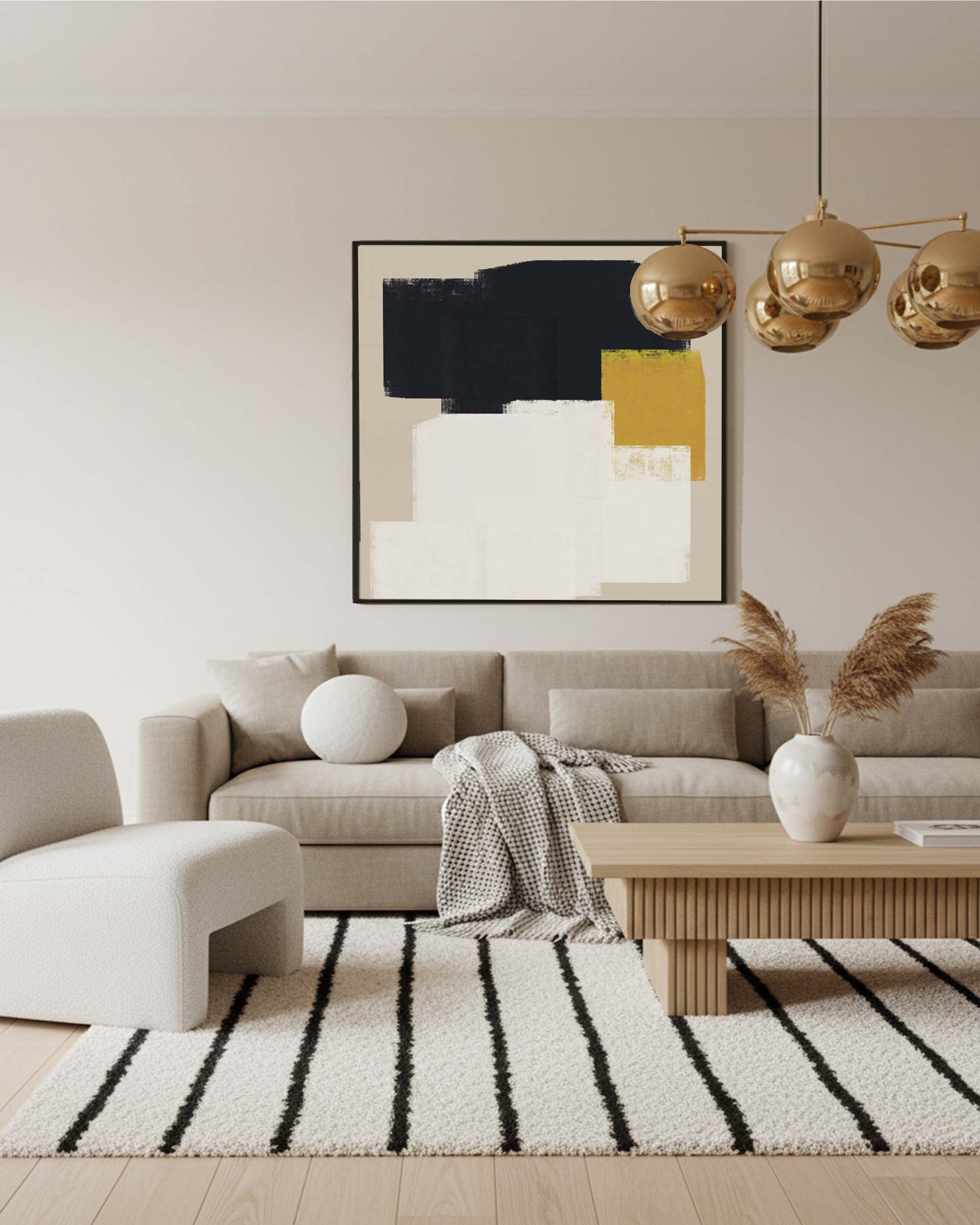 Dimensional Abstract I Canvas Art Print