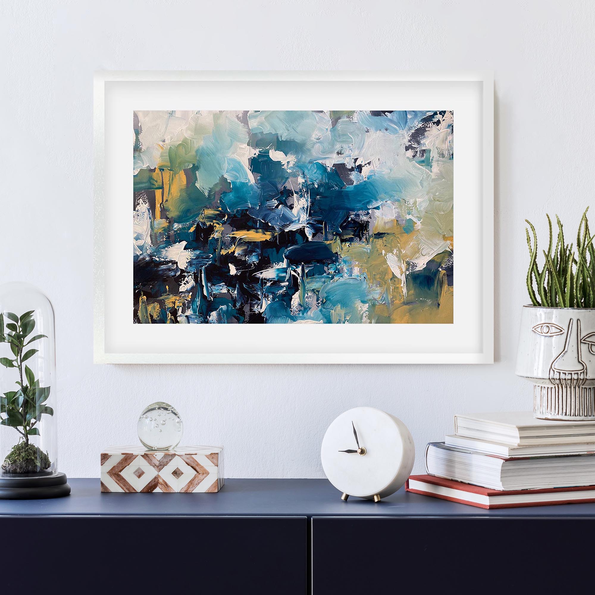 Abstract 481 Framed Art
