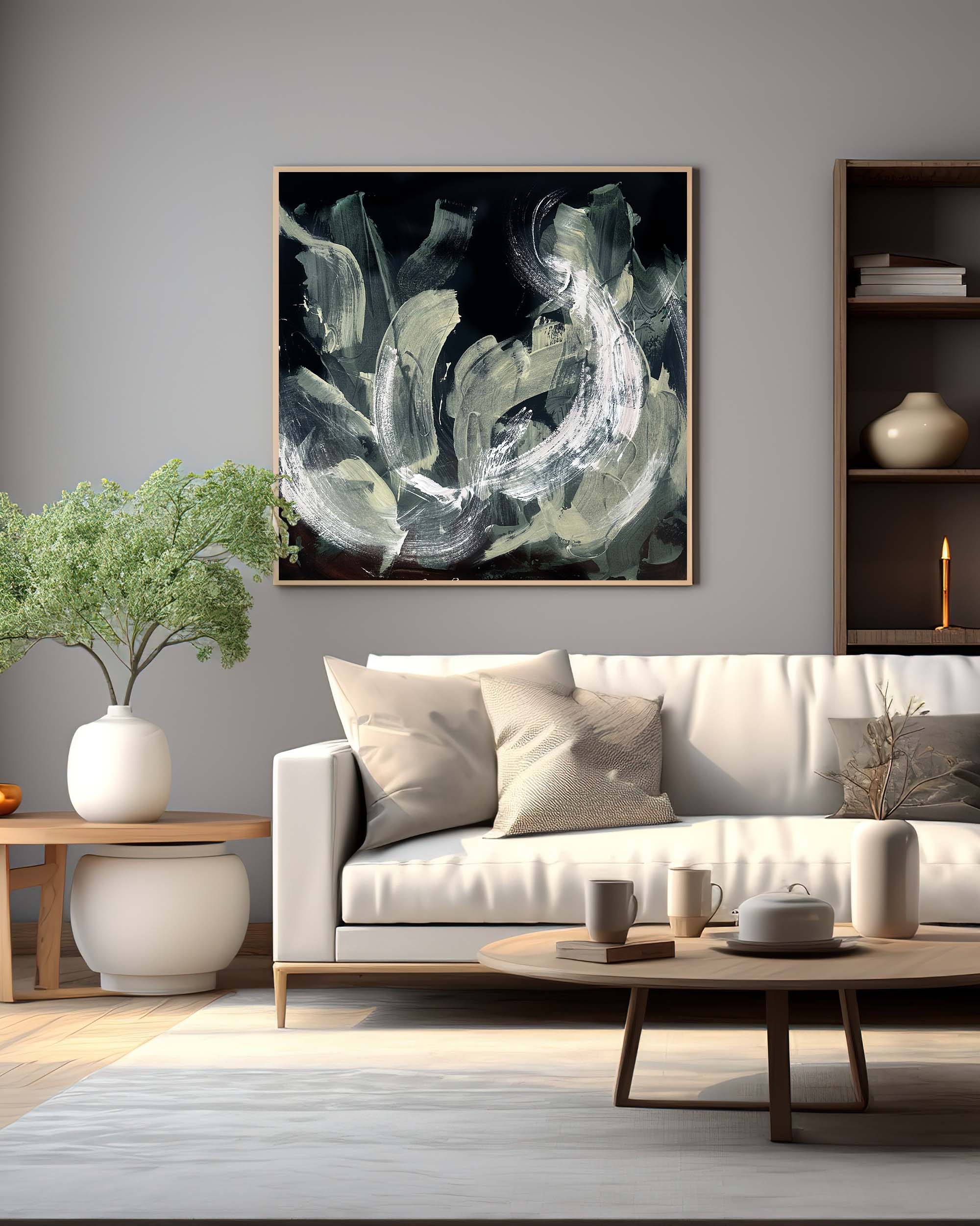 Waiting For A Sign | Original Painting | 100x100cm