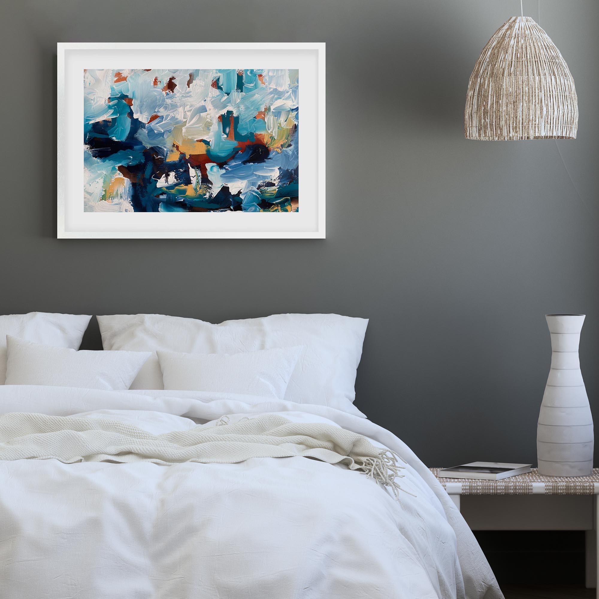 Abstract 483 Framed Art