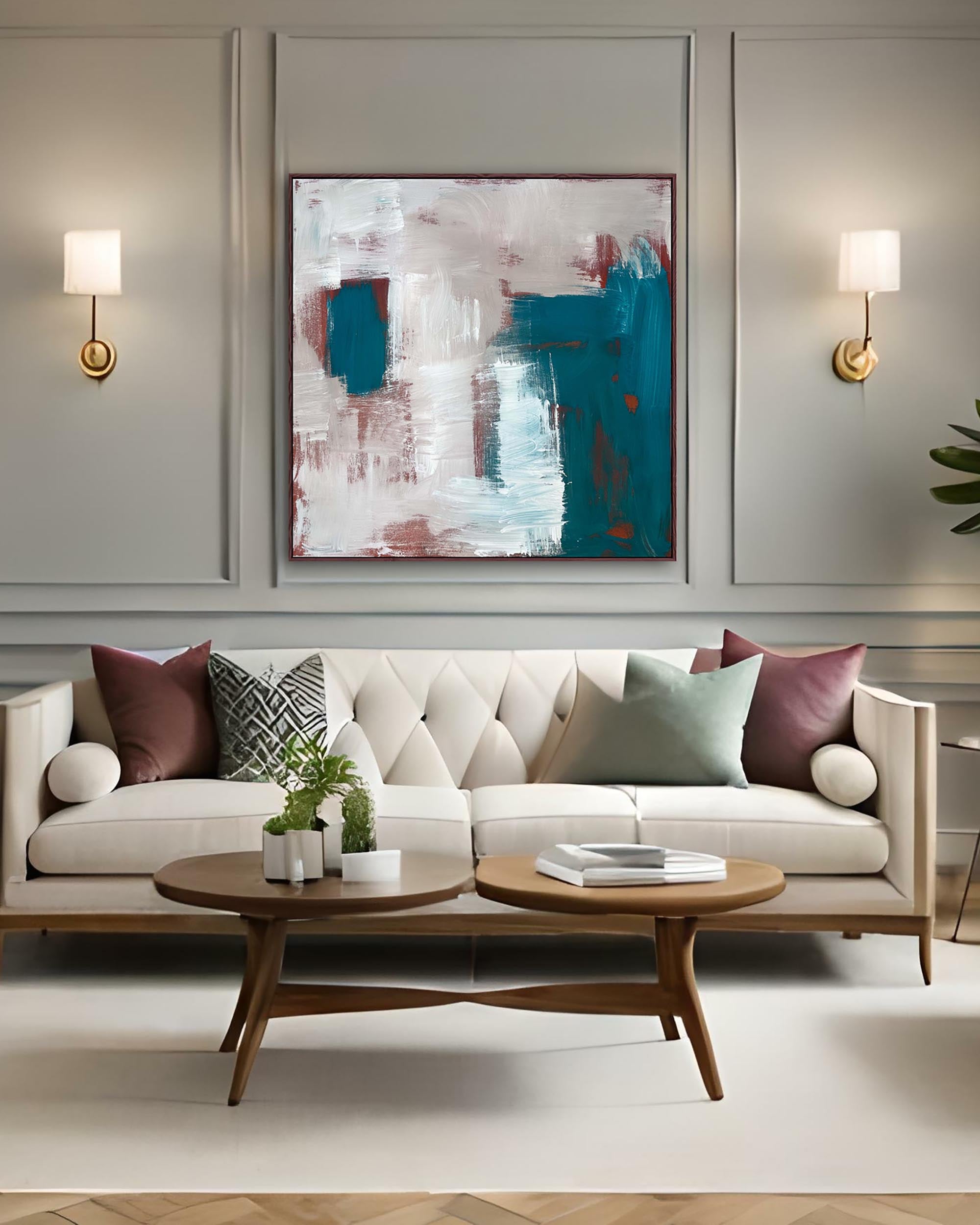 Fading Time II | Original Painting | 100x100cm