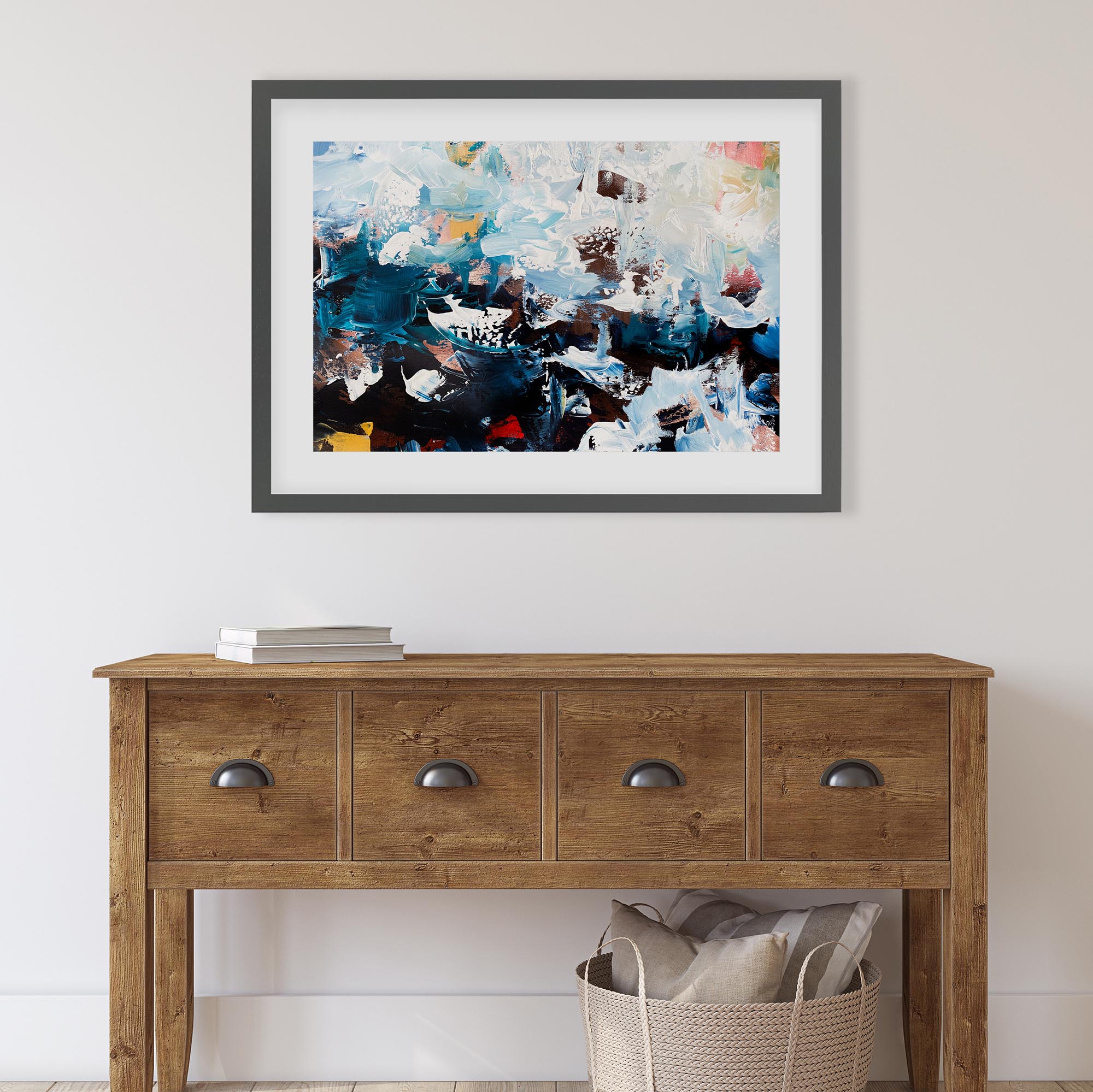 Abstract 499 Framed Art