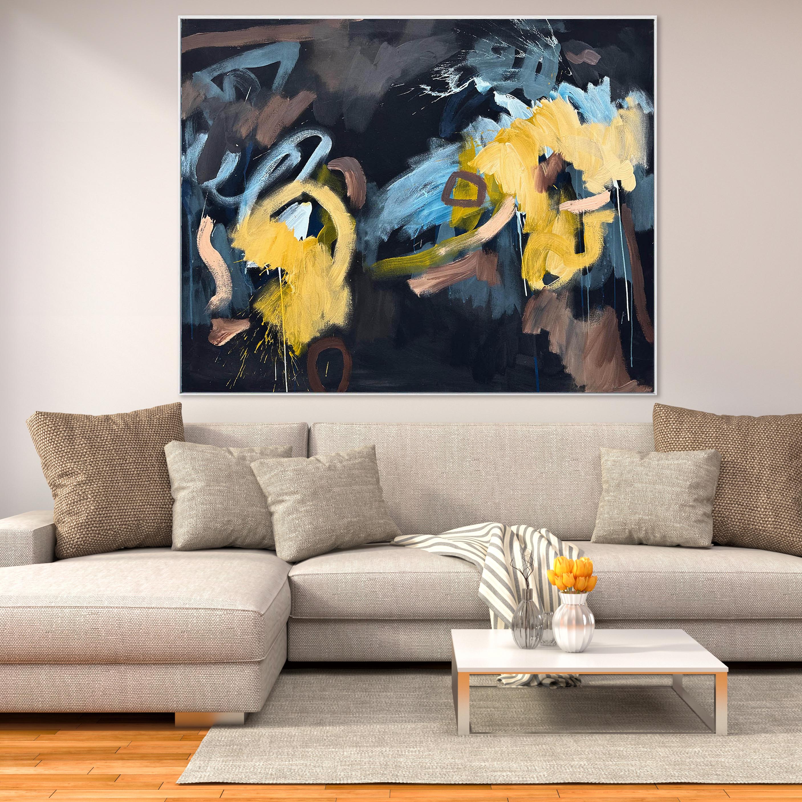 Midnight Conversations I | Original Painting | 150x120cm