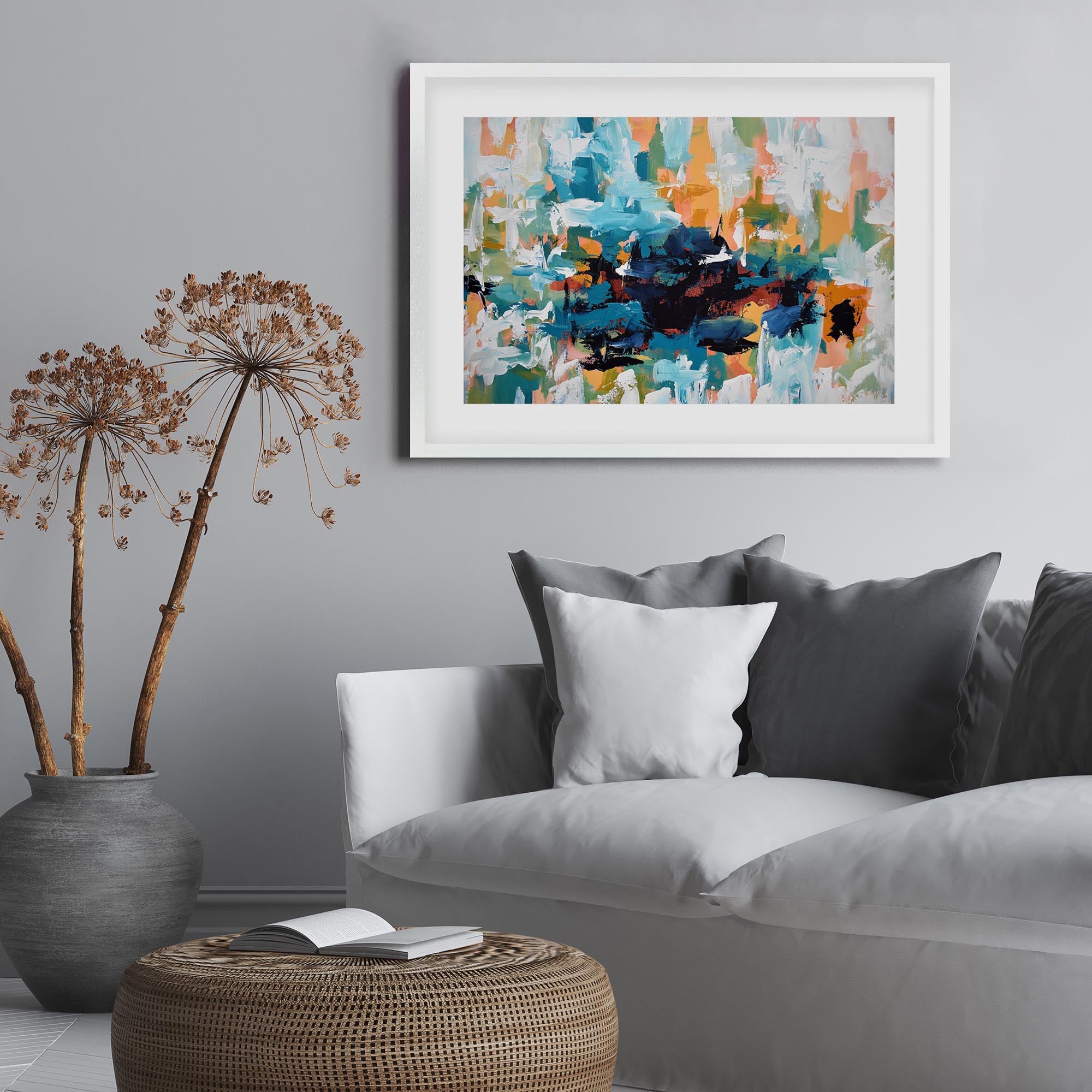 Abstract 420 Framed Art