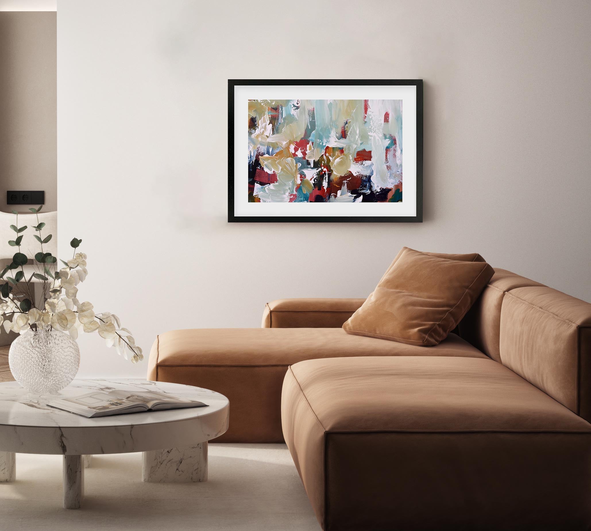 Abstract 297 Framed Art