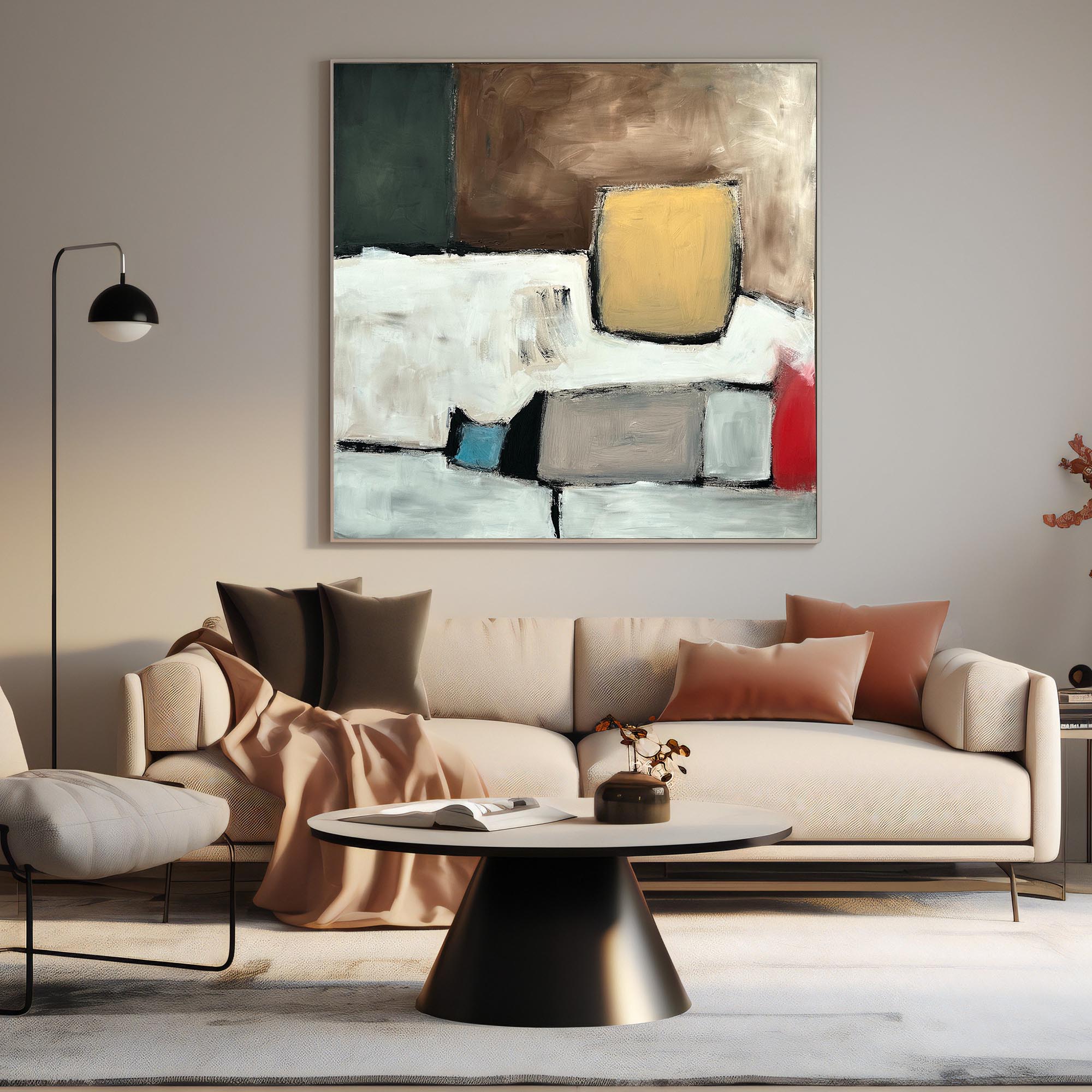 Rising Sun | Original Painting |150x150cm