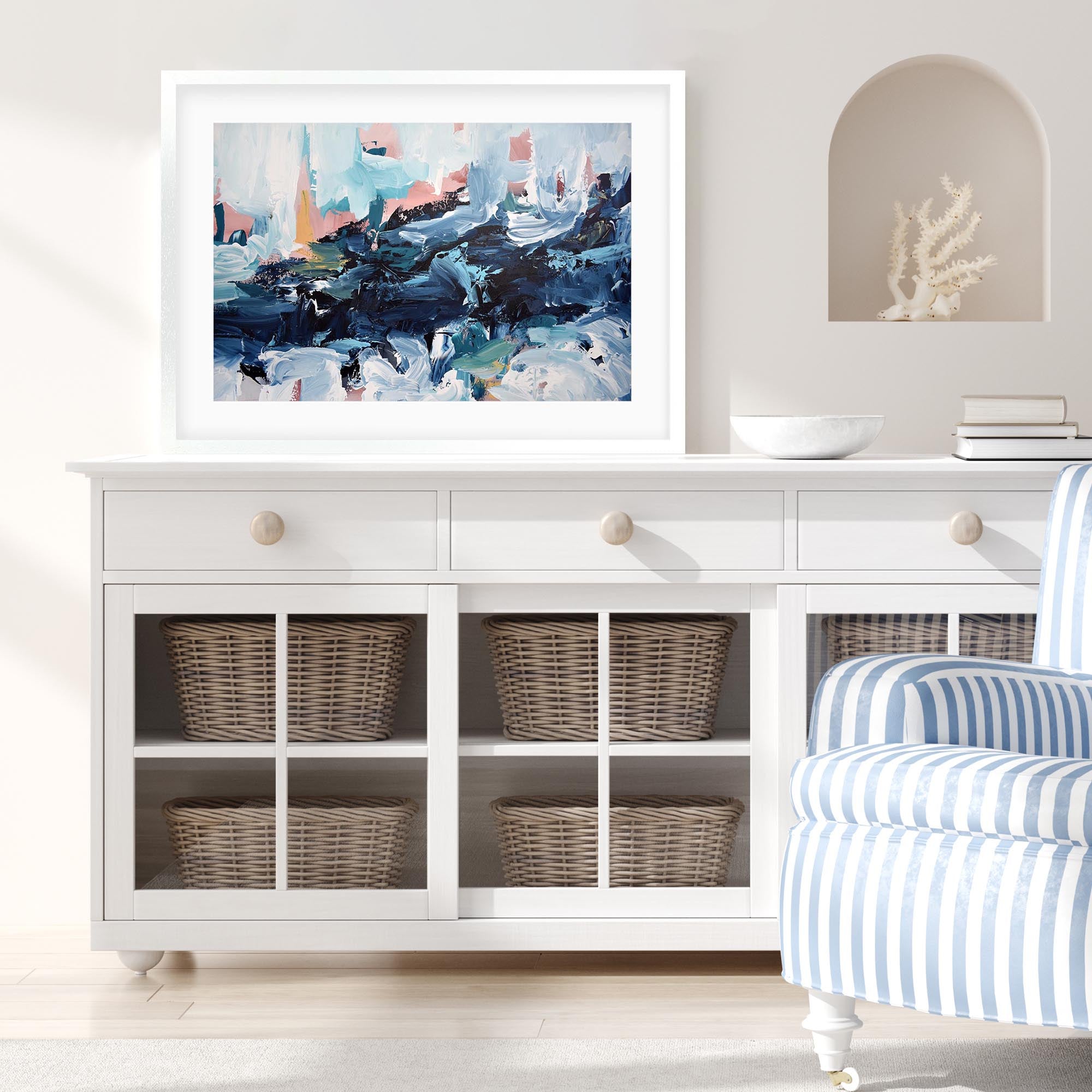 Abstract 442 Framed Art