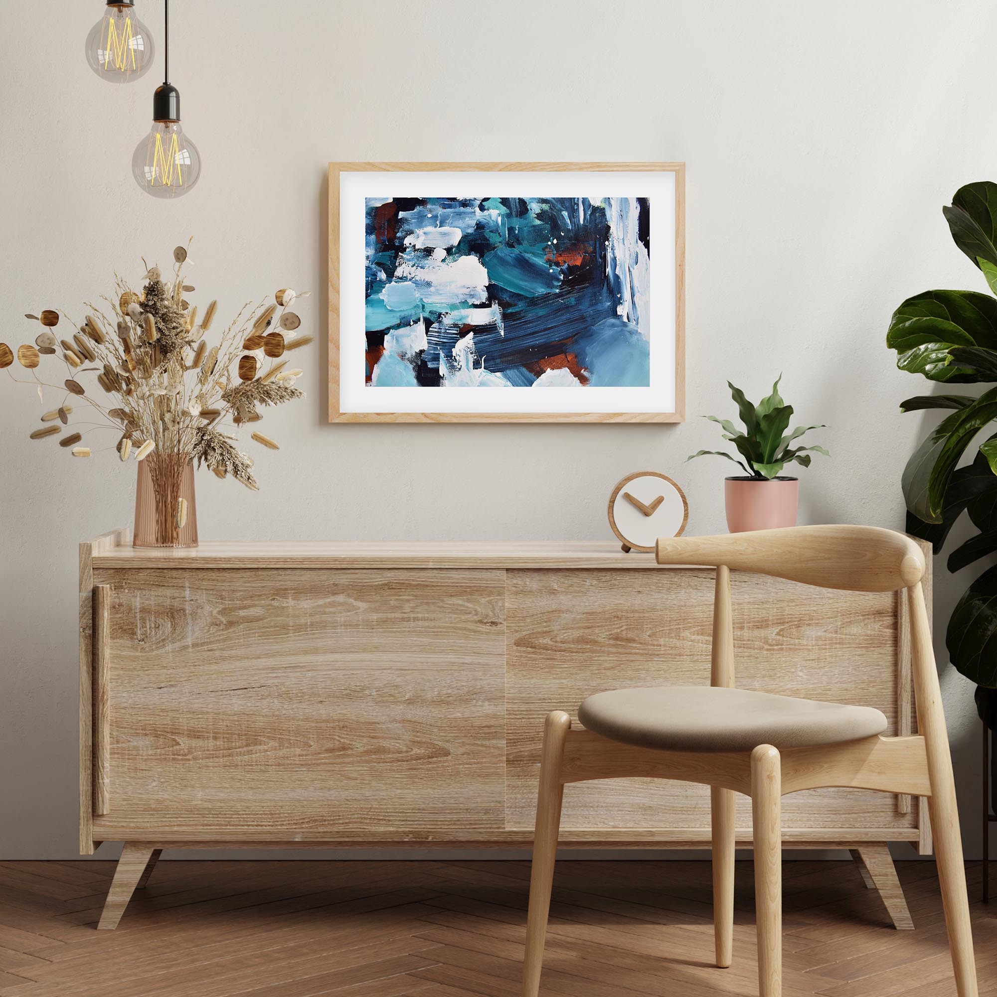 Abstract 189 Framed Art