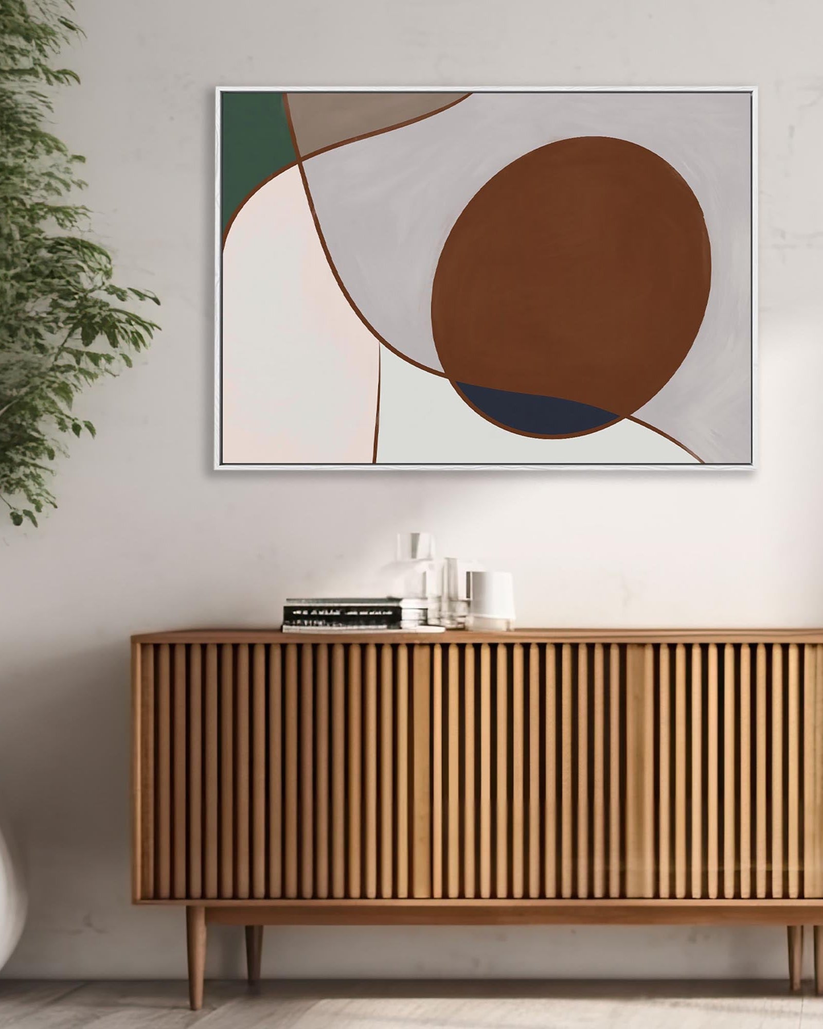 Ahead Of The Curve Framed Canvas