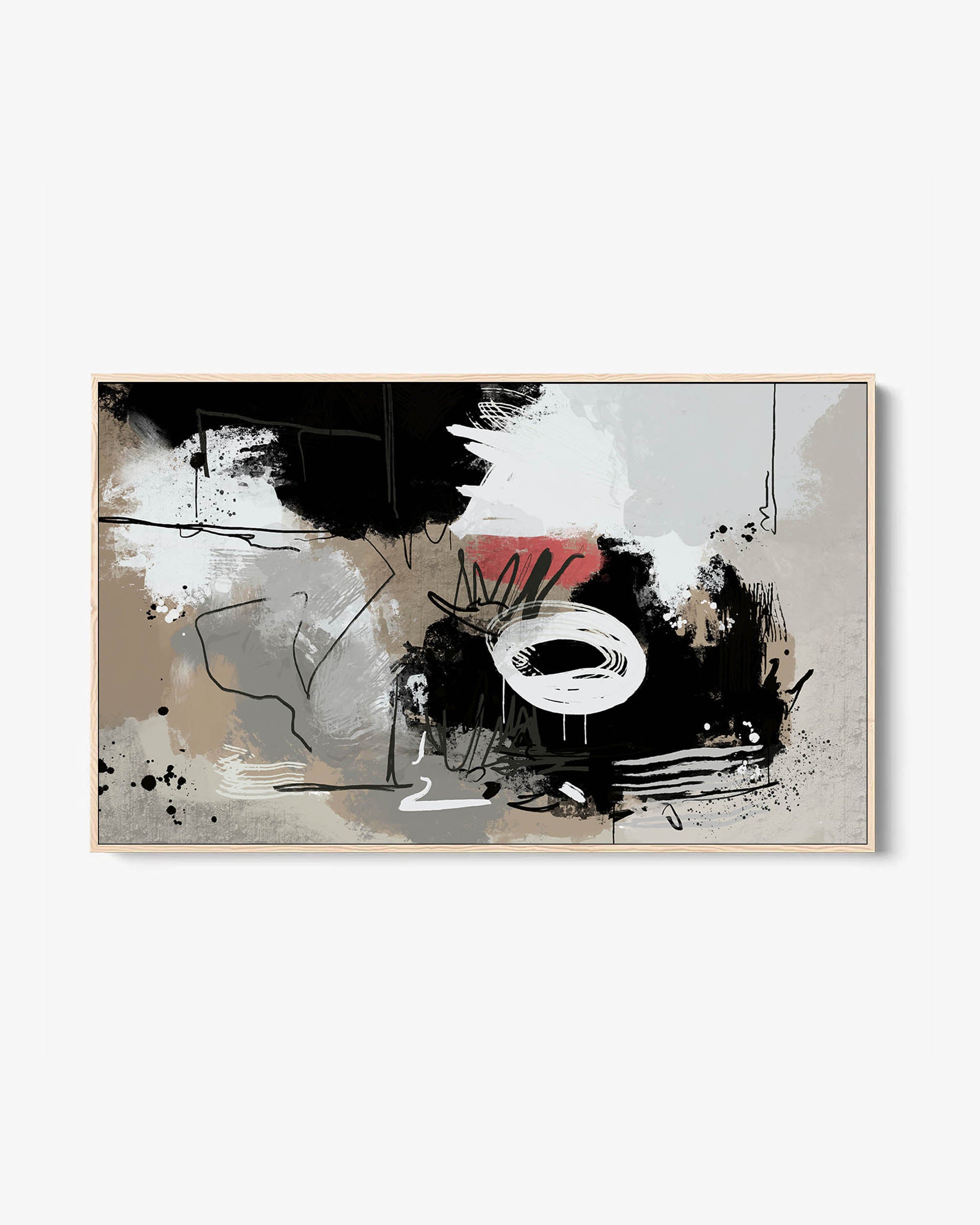 Expression I Framed Canvas