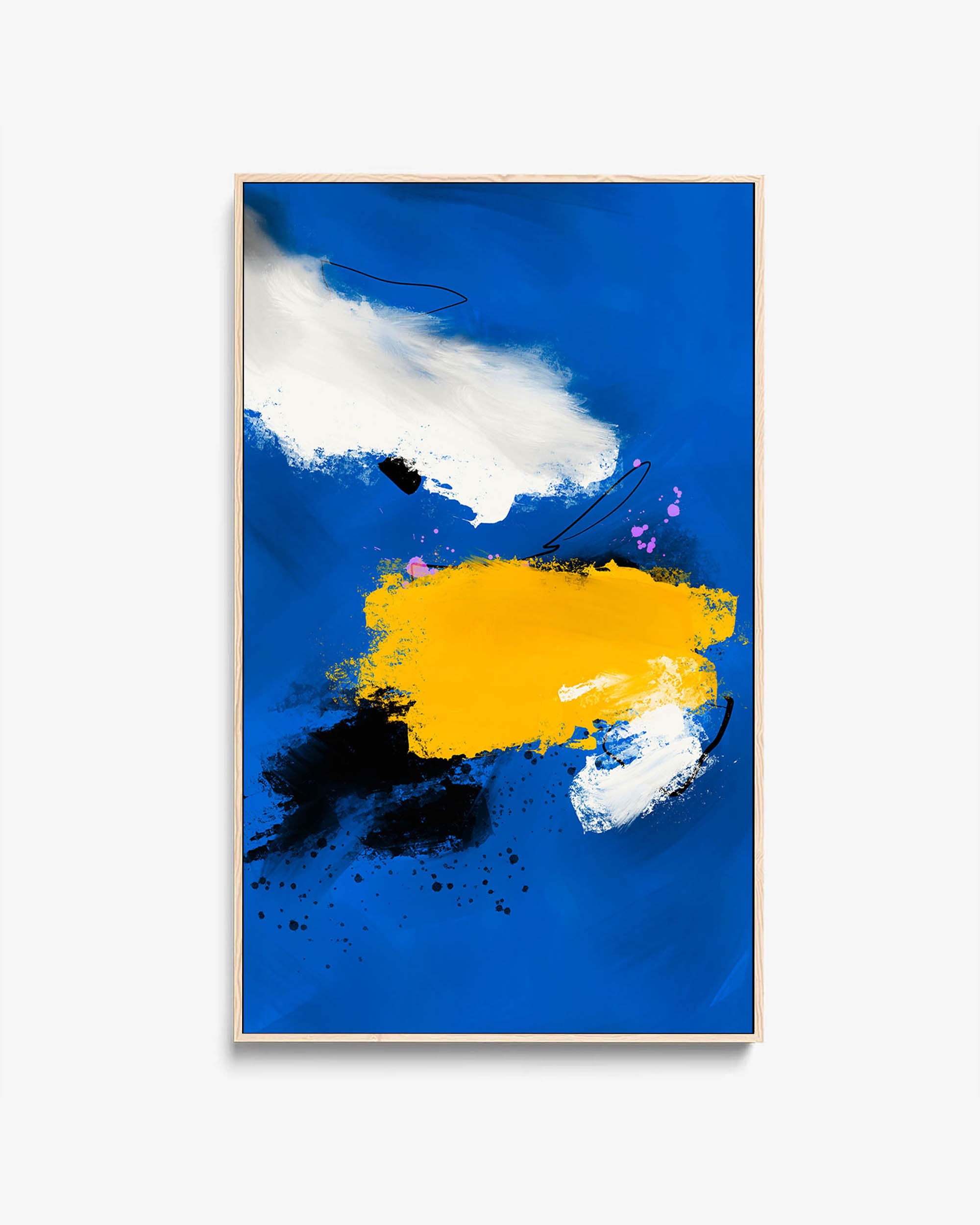 Blue Lagoon Framed Canvas