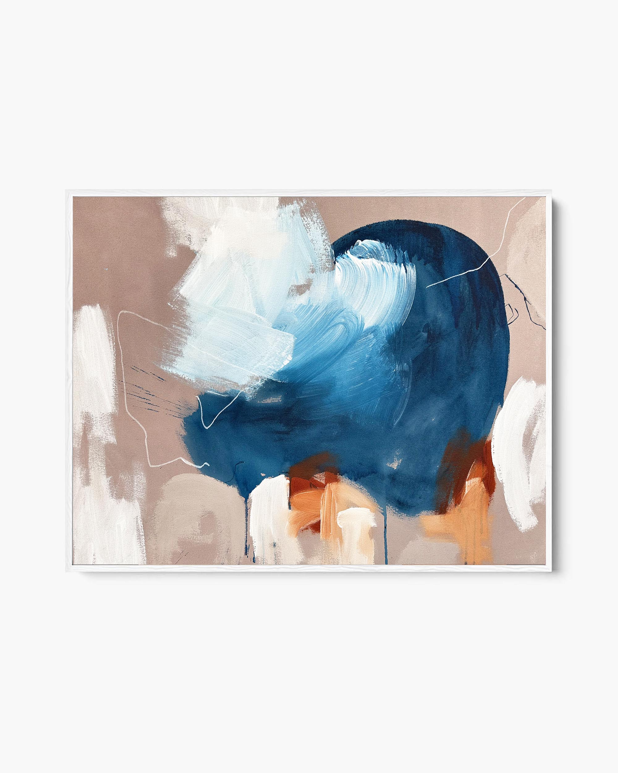 Home Run Framed Canvas