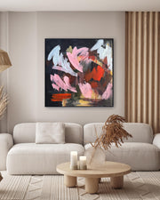 Anticipating Uncertainty - 100x100cm Original Painting