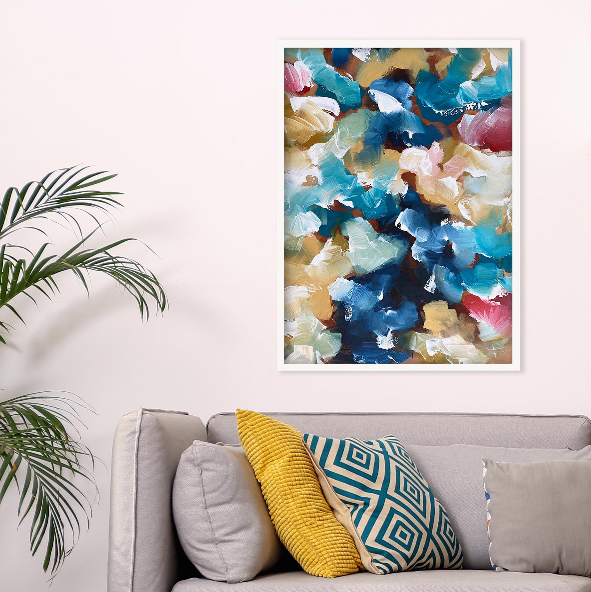 Abstract 465 Framed Print