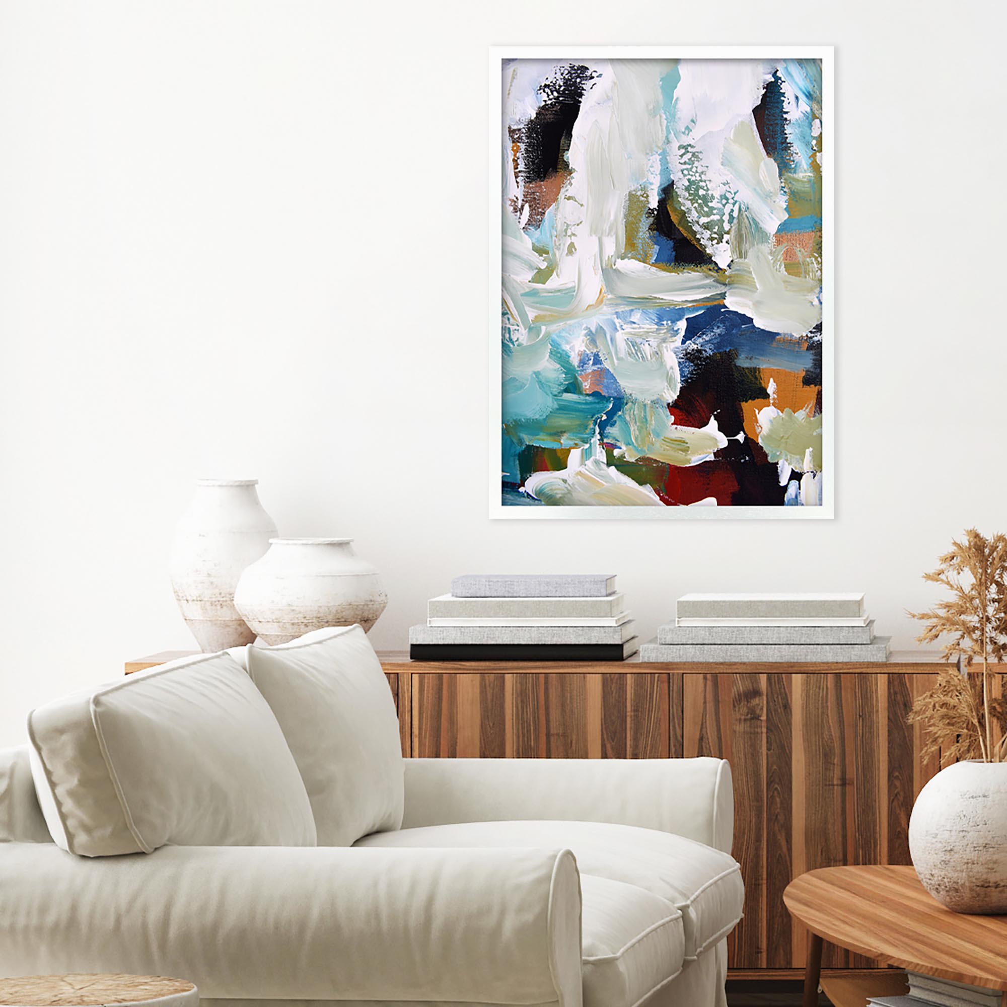 Abstract 307 Framed Art