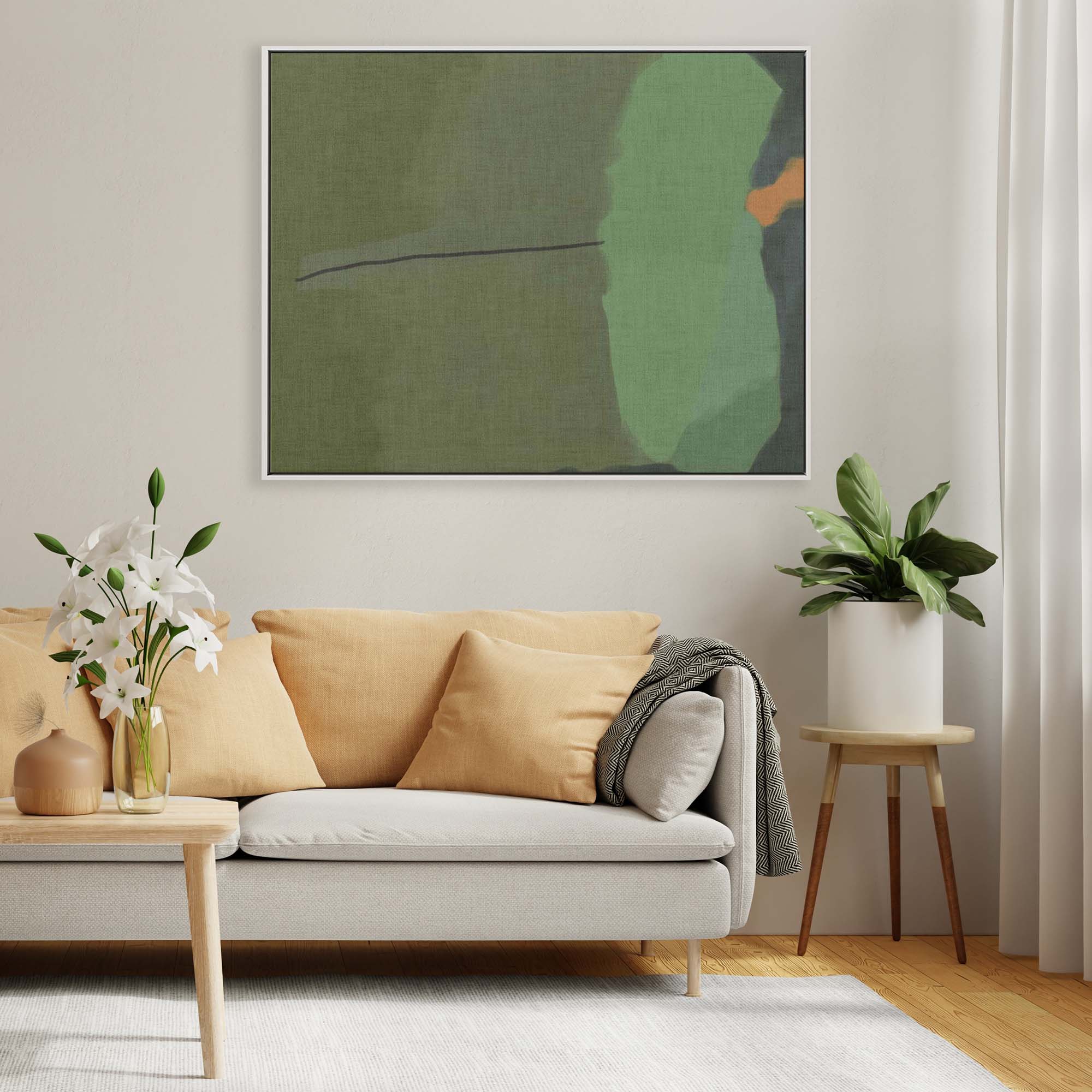Rothko Green Canvas Art