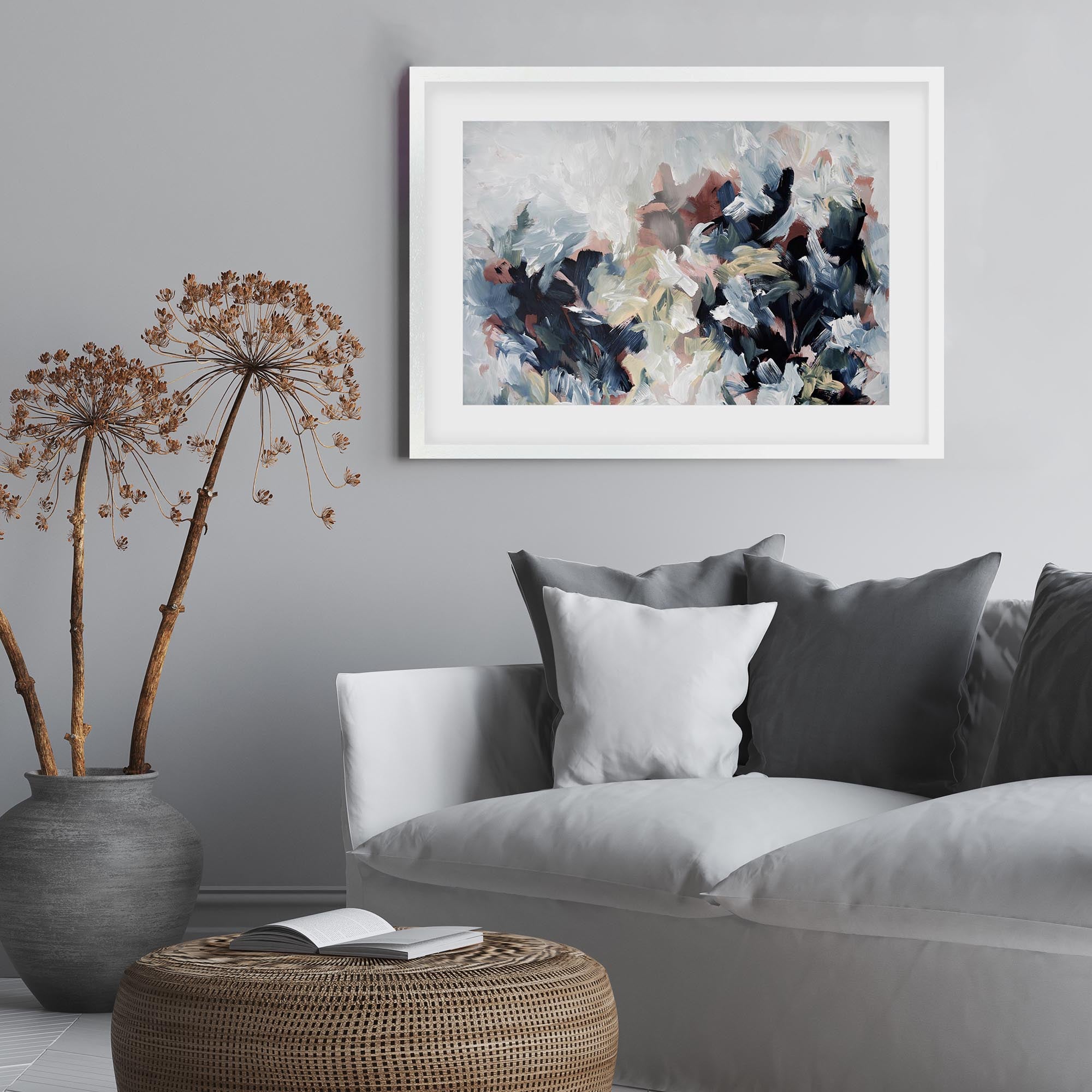 Abstract 449 Framed Art