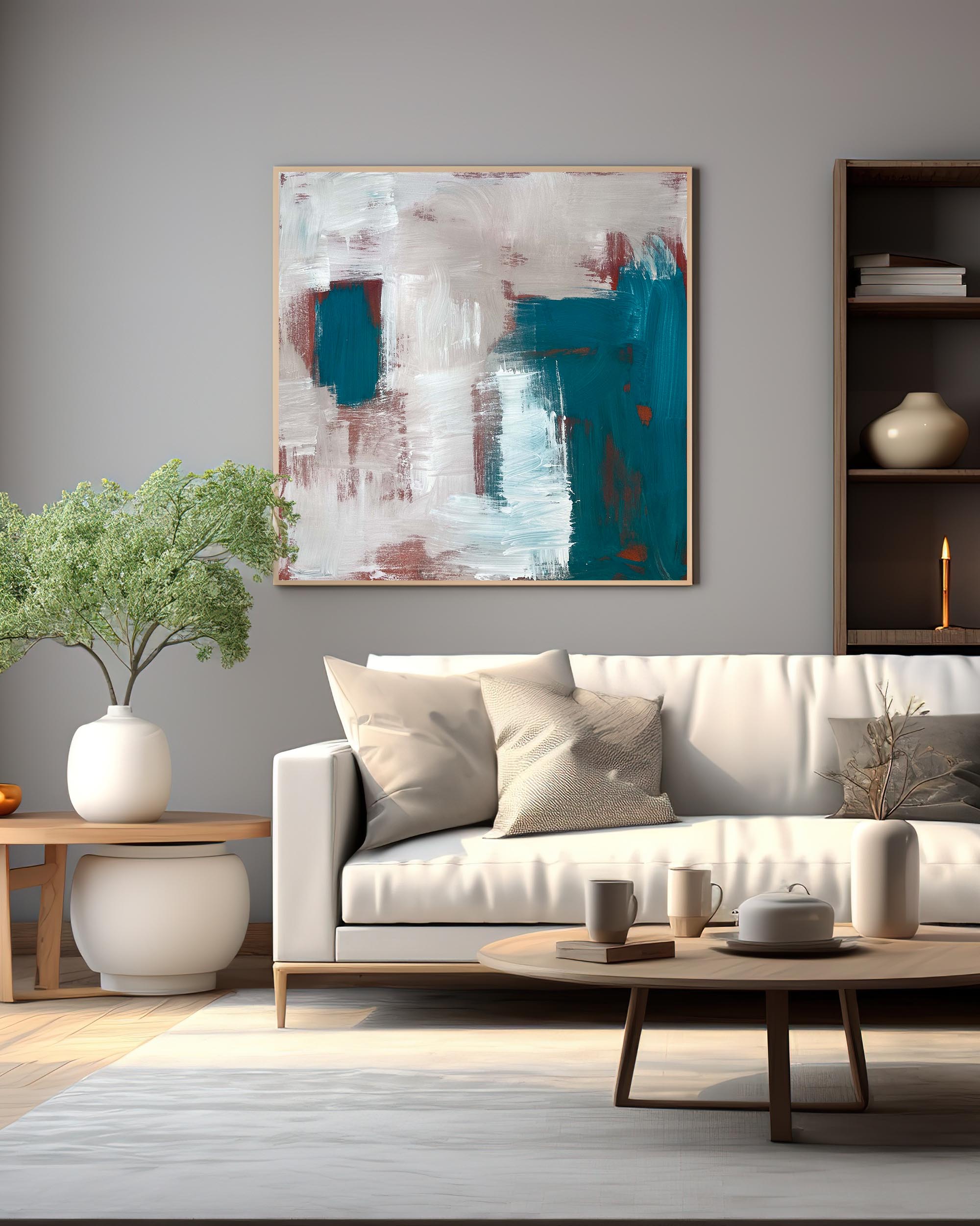 Fading Time II | Original Painting | 100x100cm