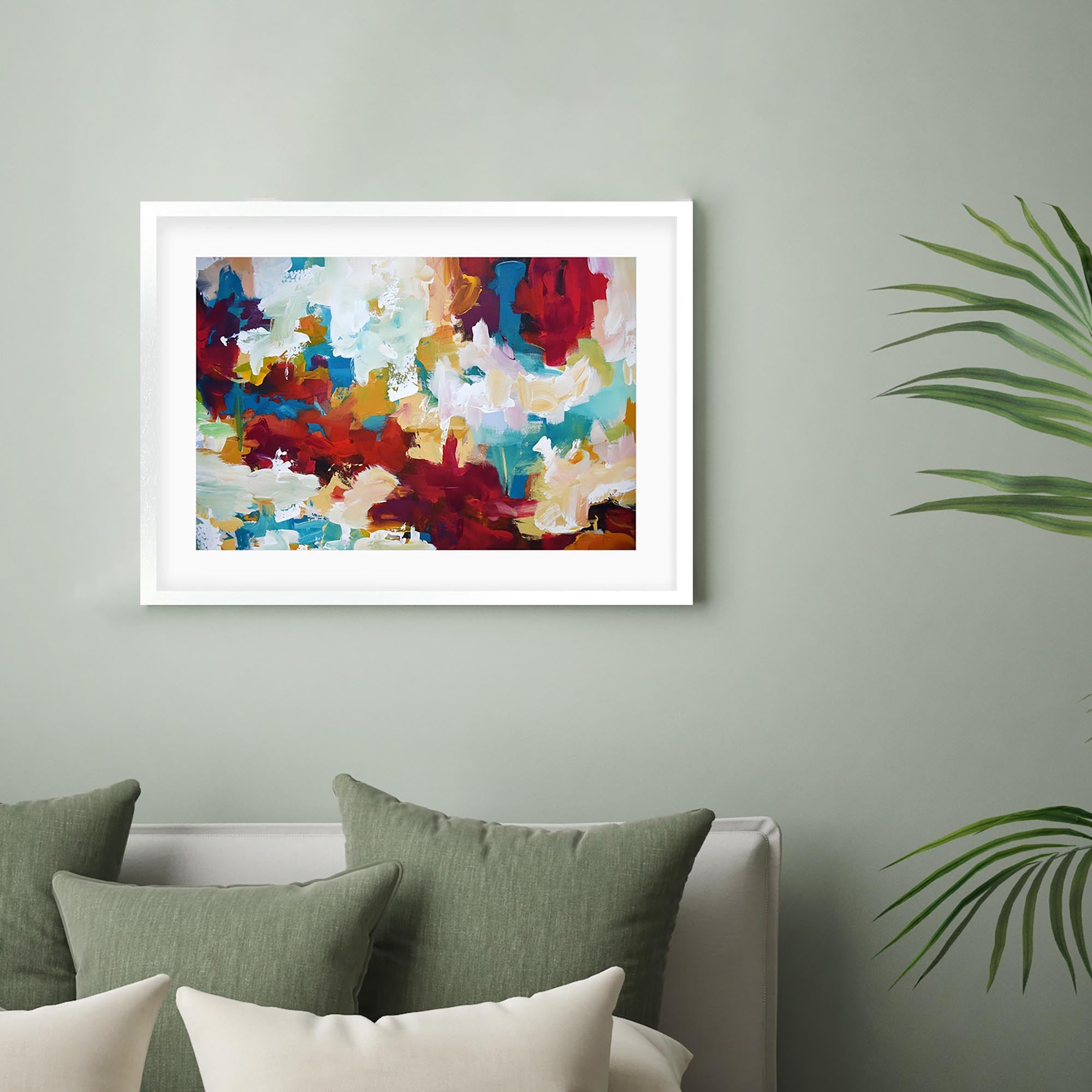 Abstract 417 Framed Art