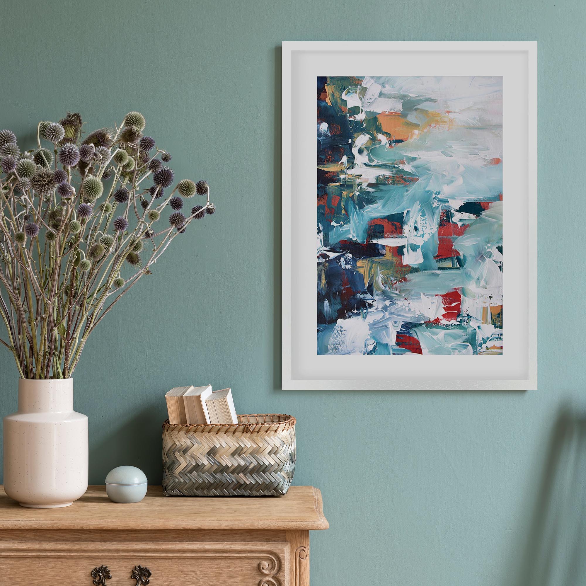 Abstract 210 Framed Art