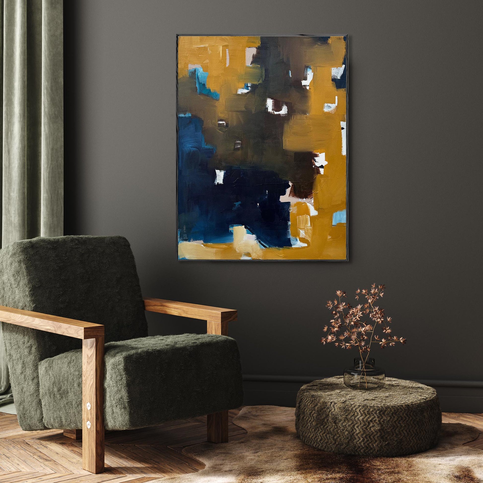 Beyond A Dream 2 - Original Painting-Abstract House