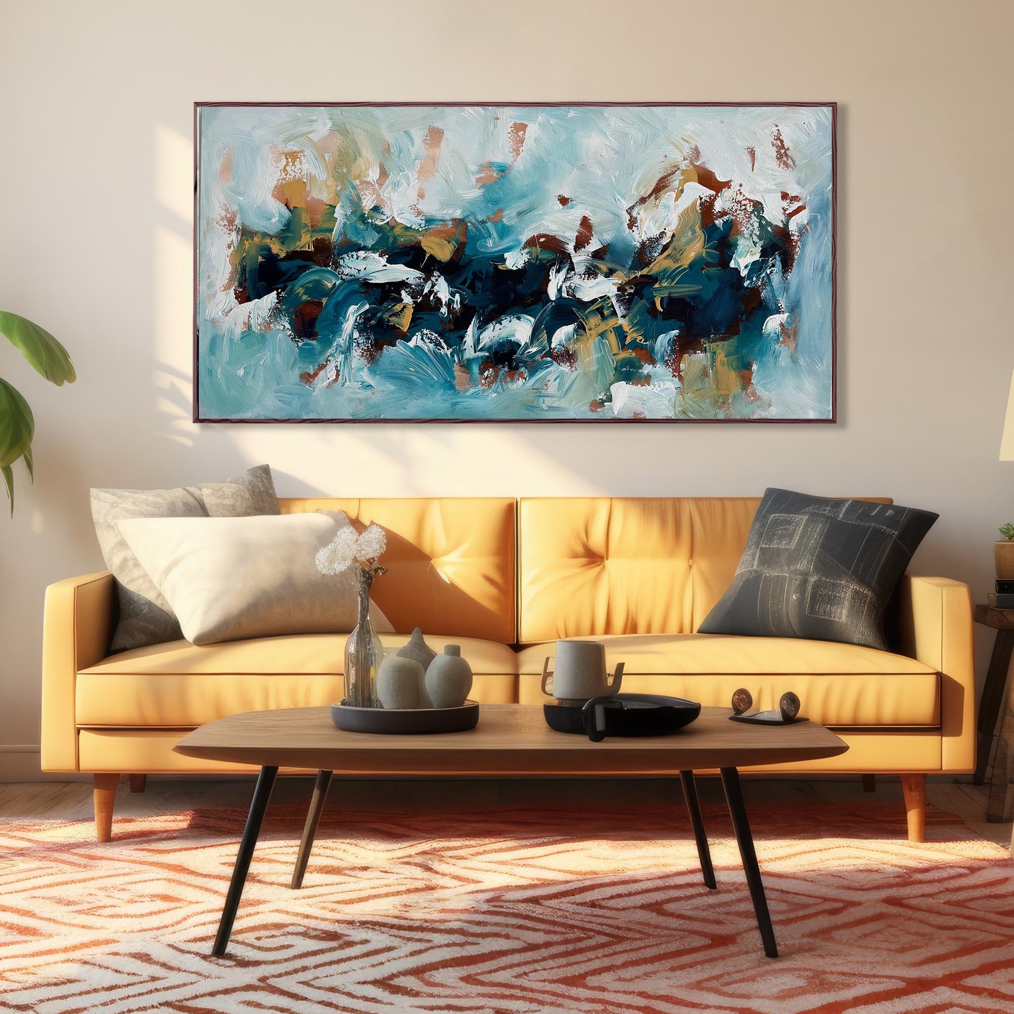 Cloud Nine - Original Painting-Abstract House