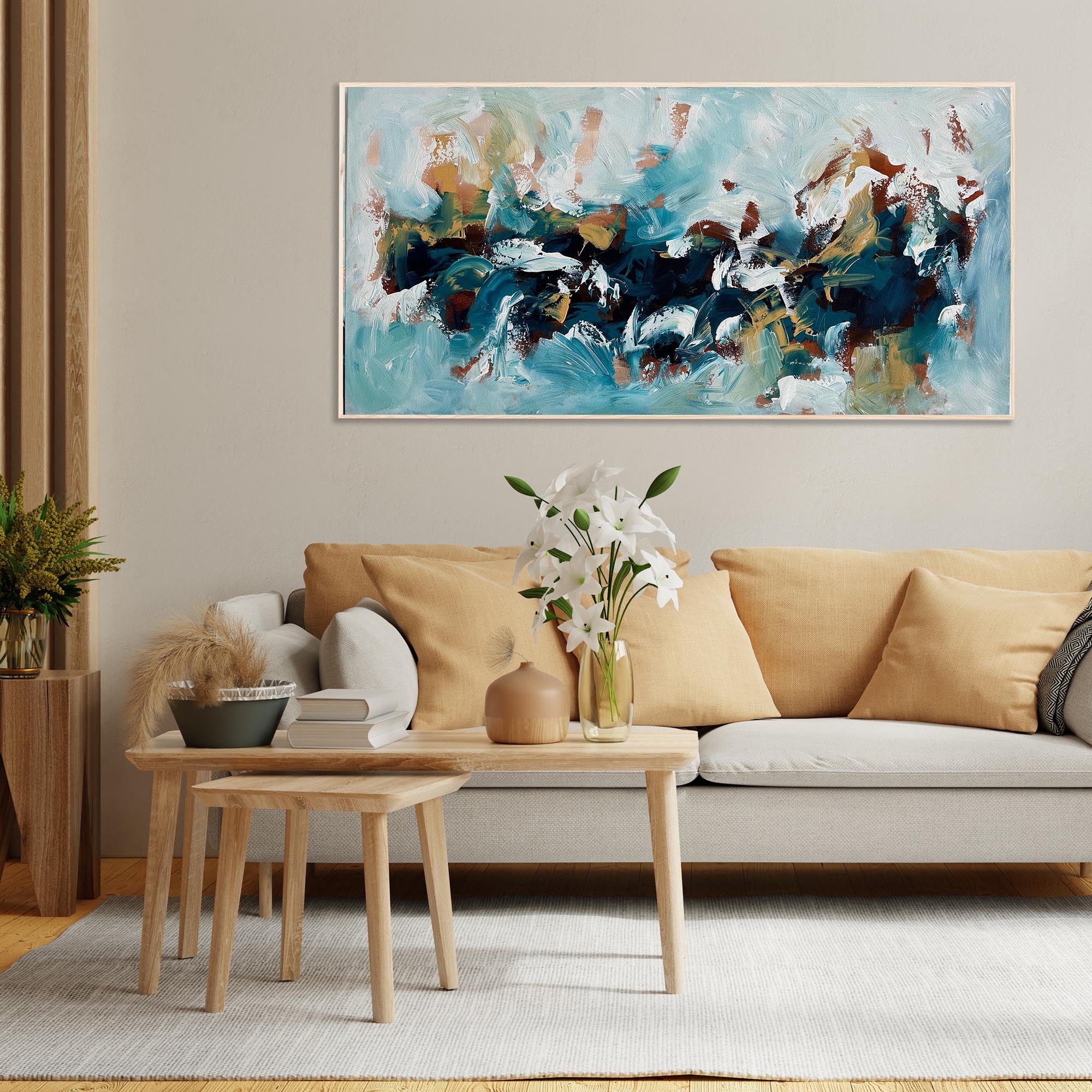 Cloud Nine - Original Painting-Abstract House