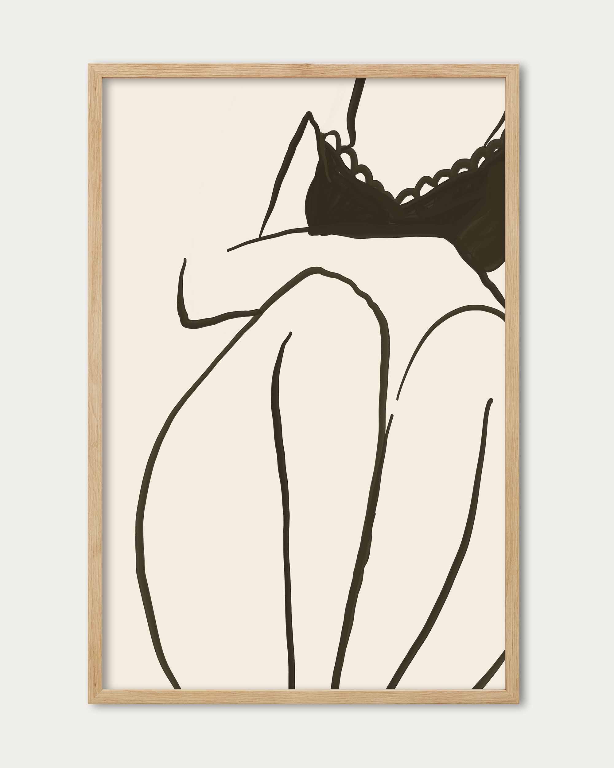 Figurative Line Wall Art Print