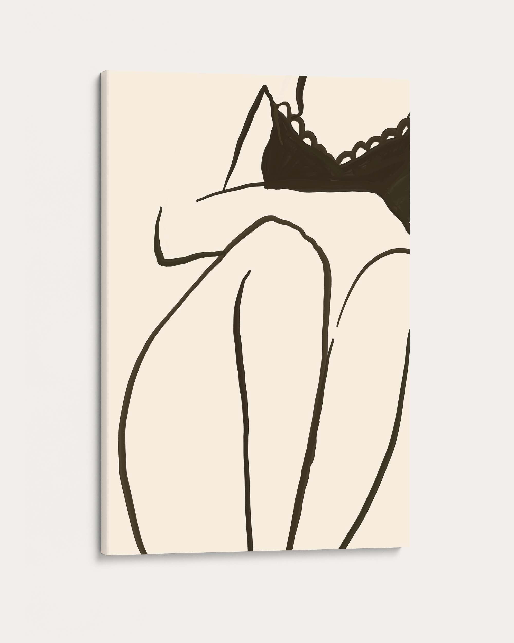 Figurative Line Wall Art Print