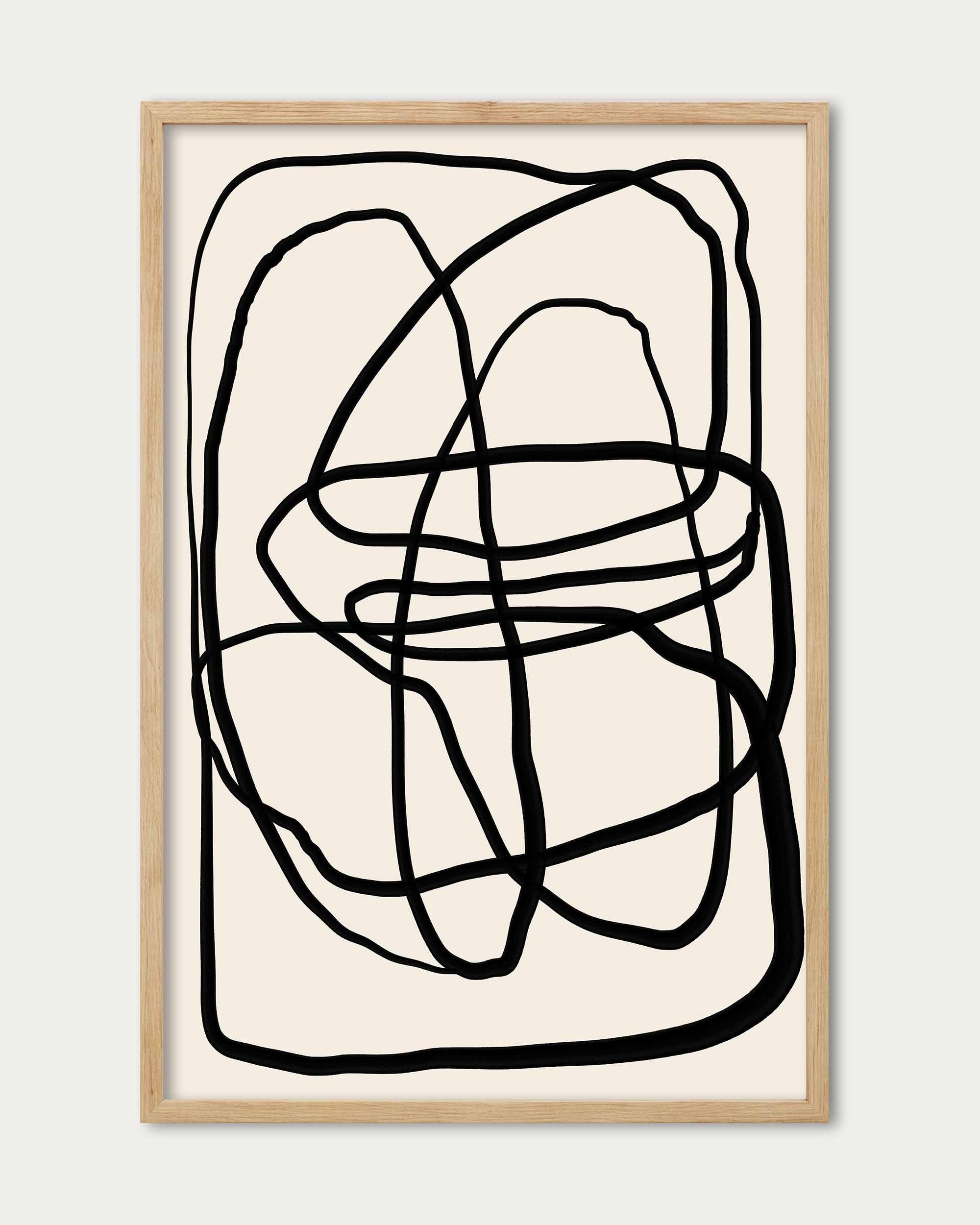 Mono Line II Art Print