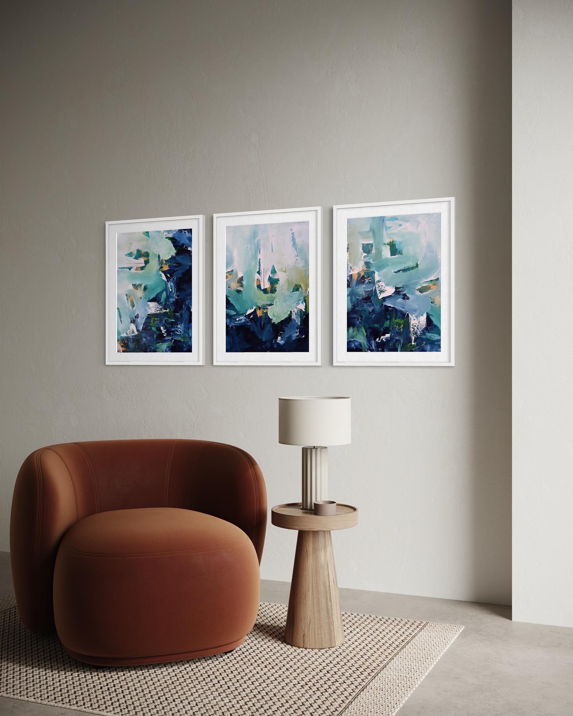 Abstract Landscape - Print Set Of 3