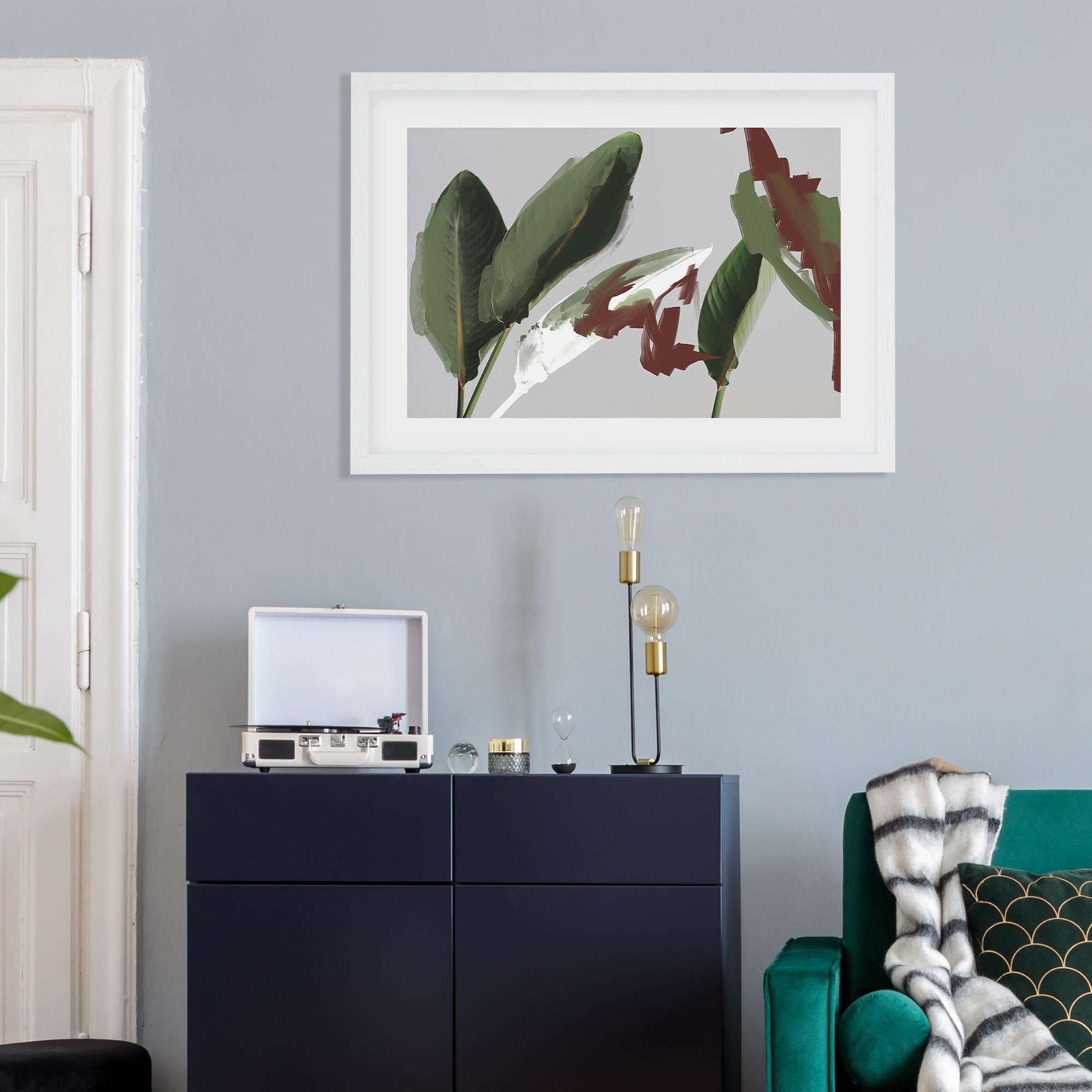 Botanical Abstract Framed Art