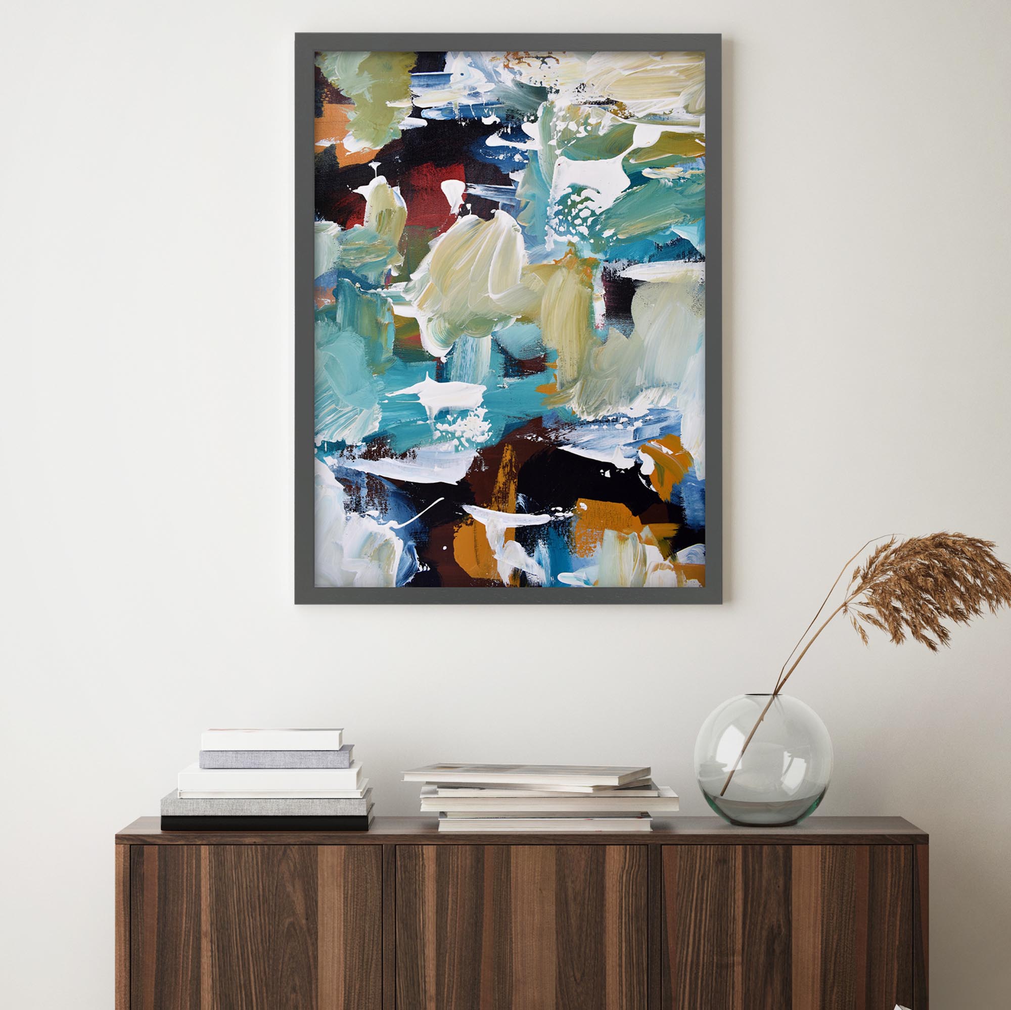 Abstract 305 Framed Art