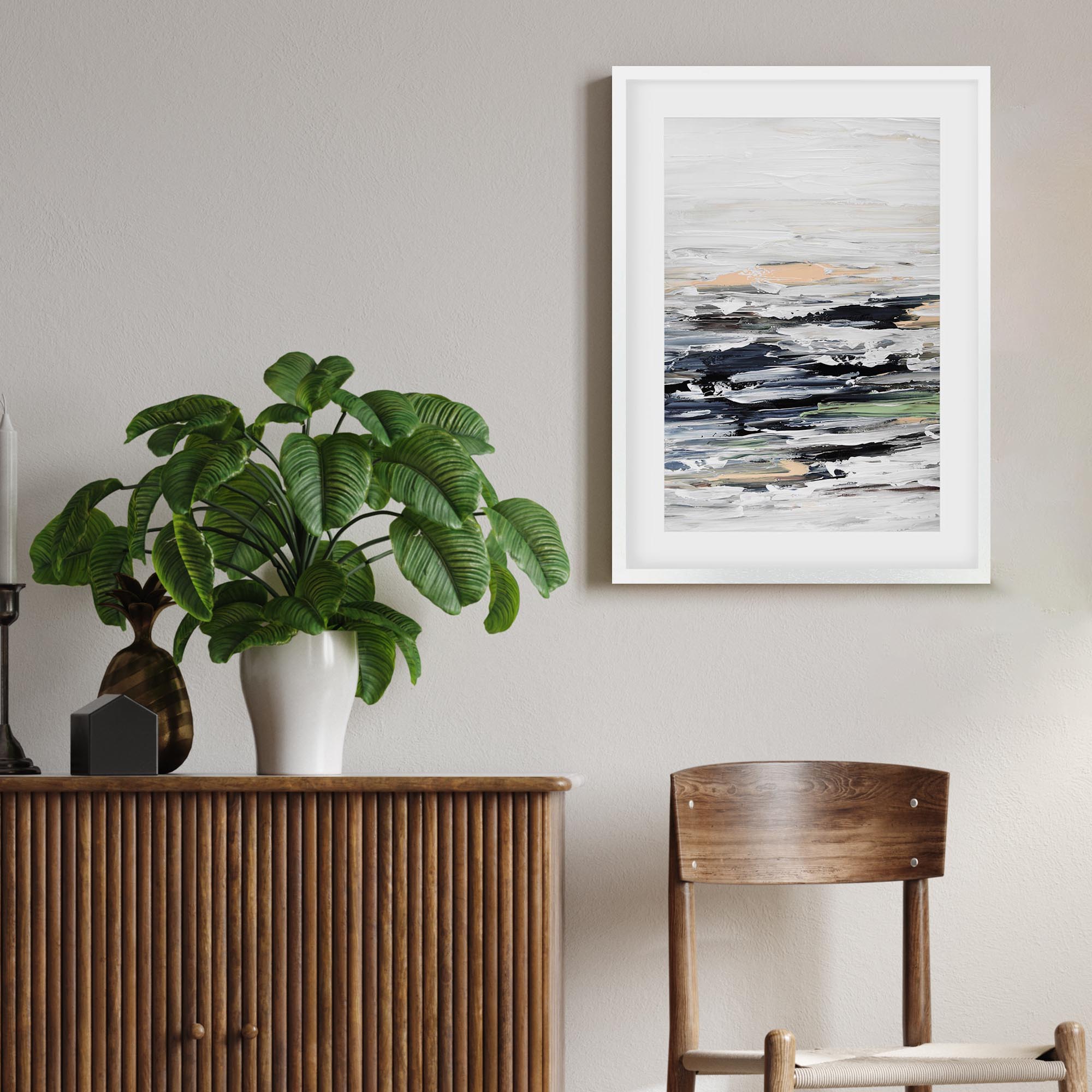 Abstract 458 Framed Art