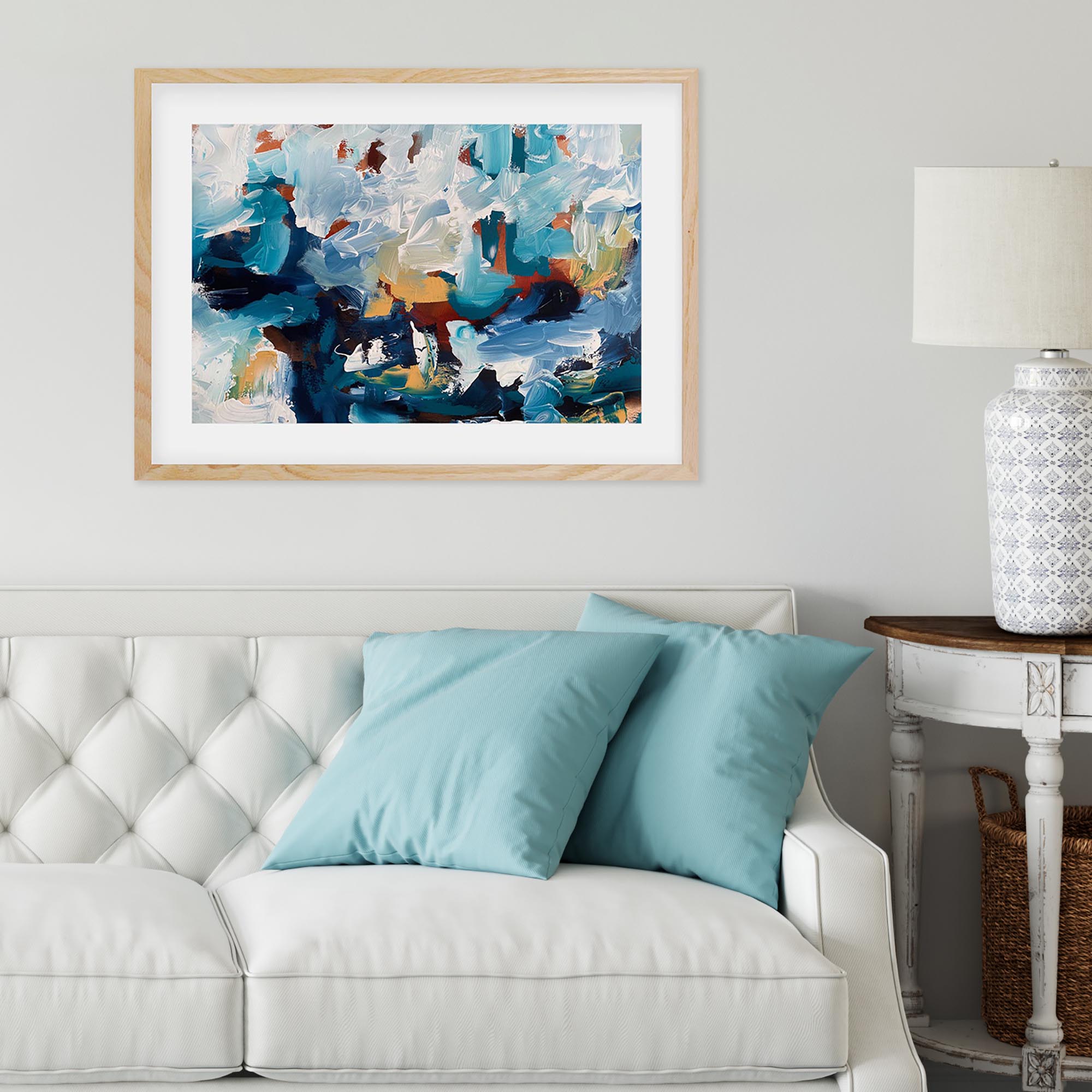 Abstract 483 Framed Art