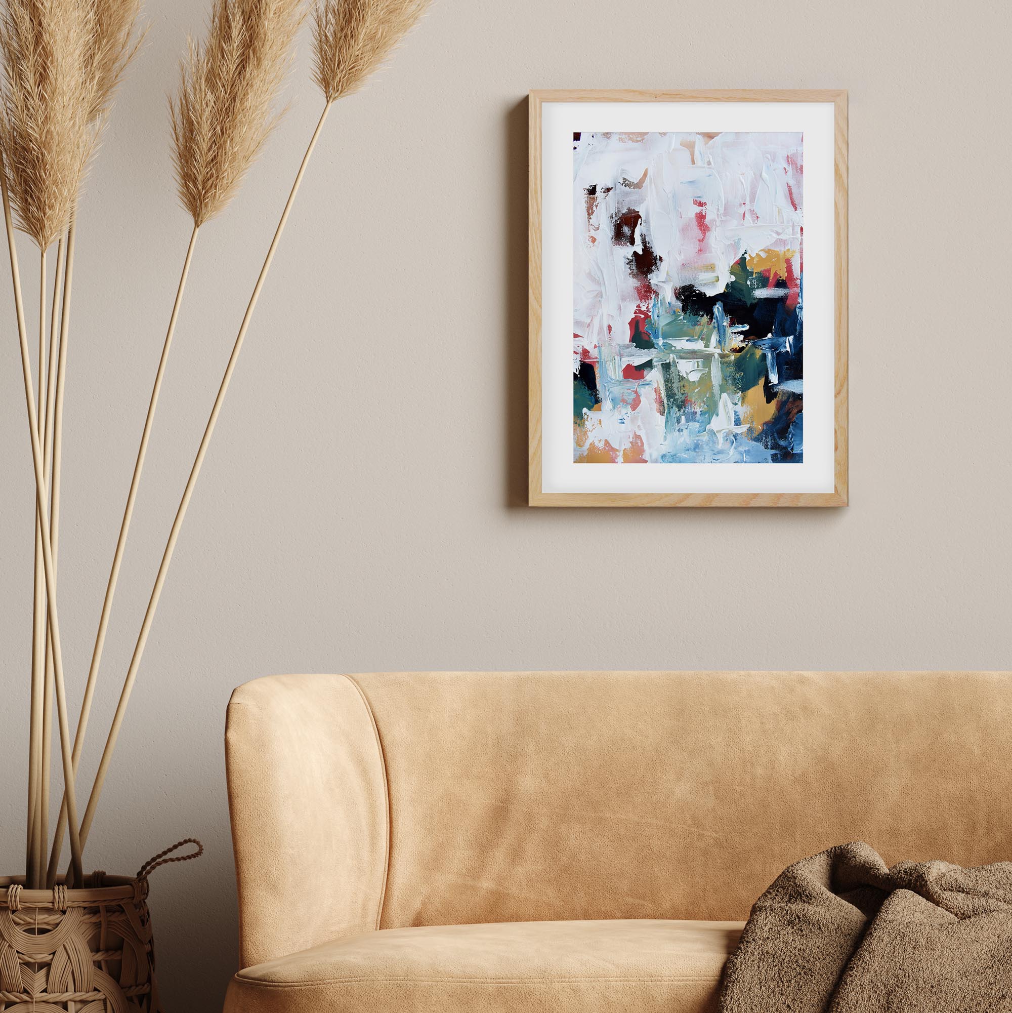 Abstract 184 Framed Art