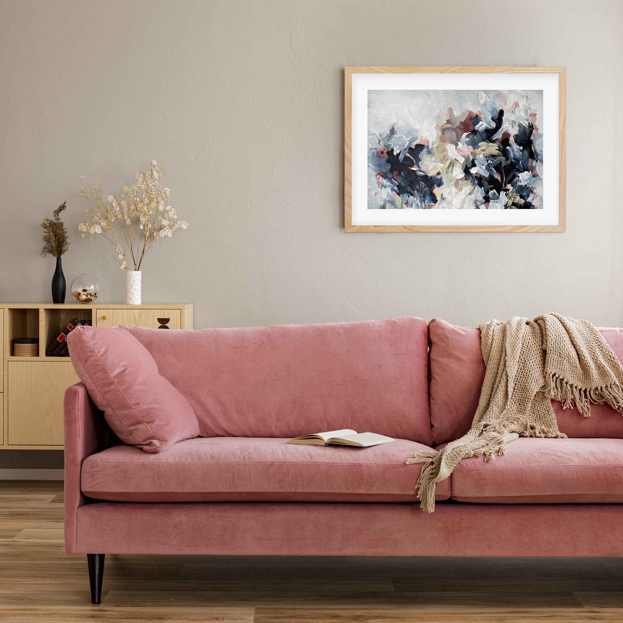 Abstract 449 Framed Art
