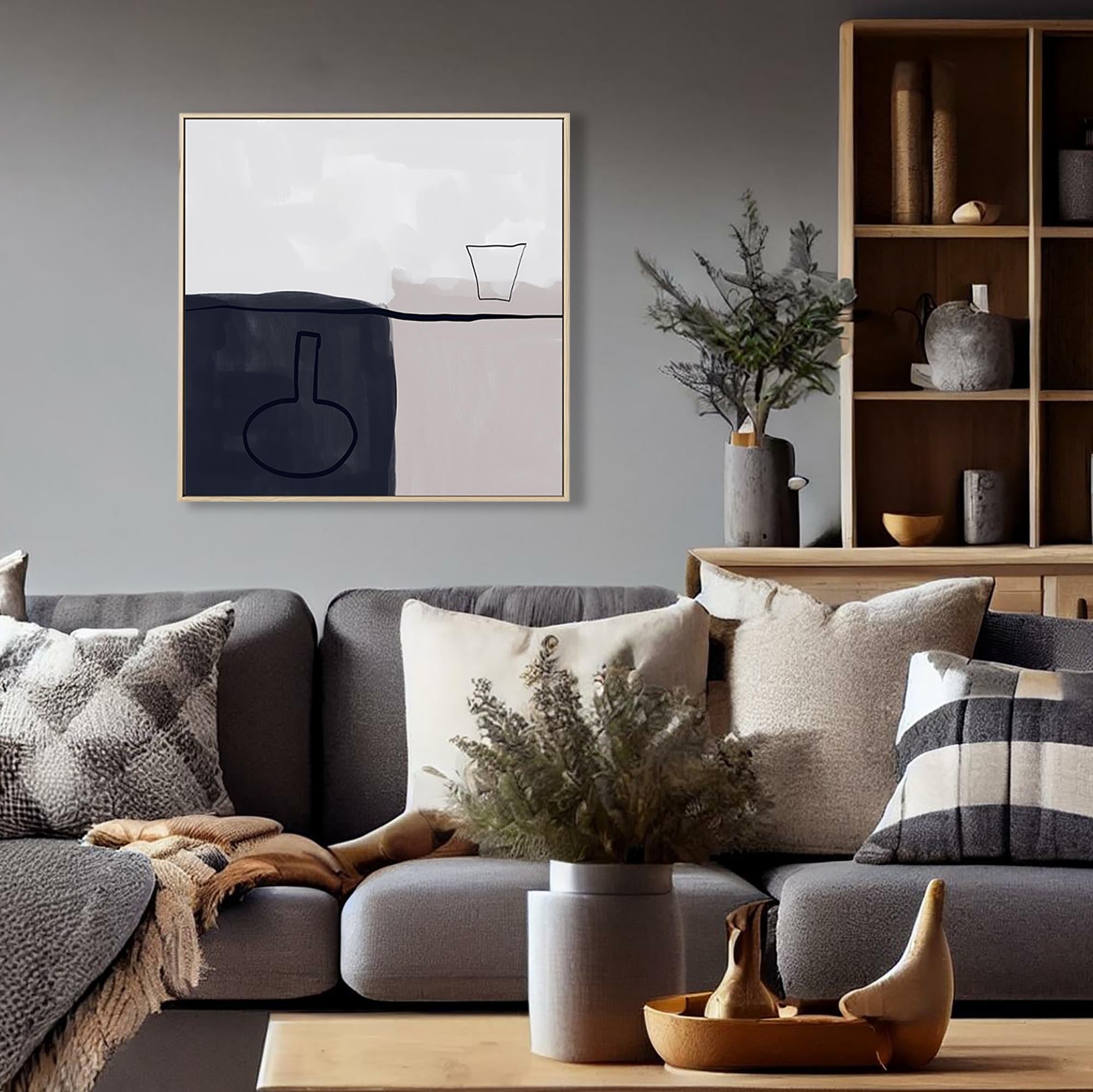 Still Life Abstract I Framed Canvas
