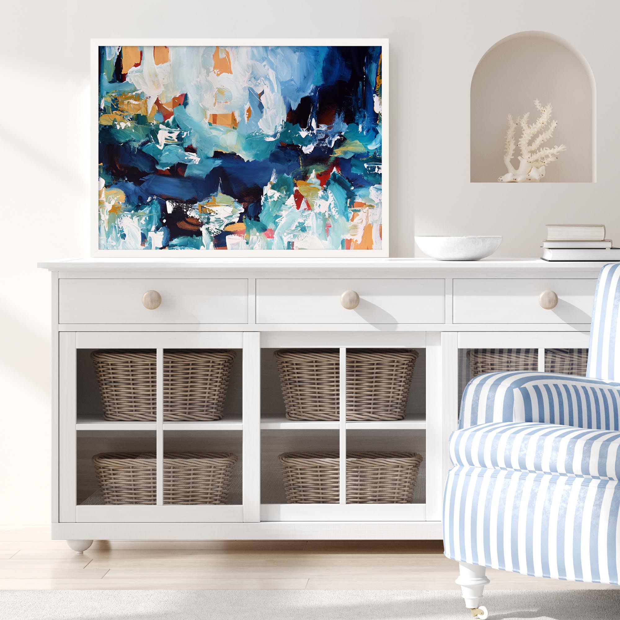 Abstract 238 Framed Art