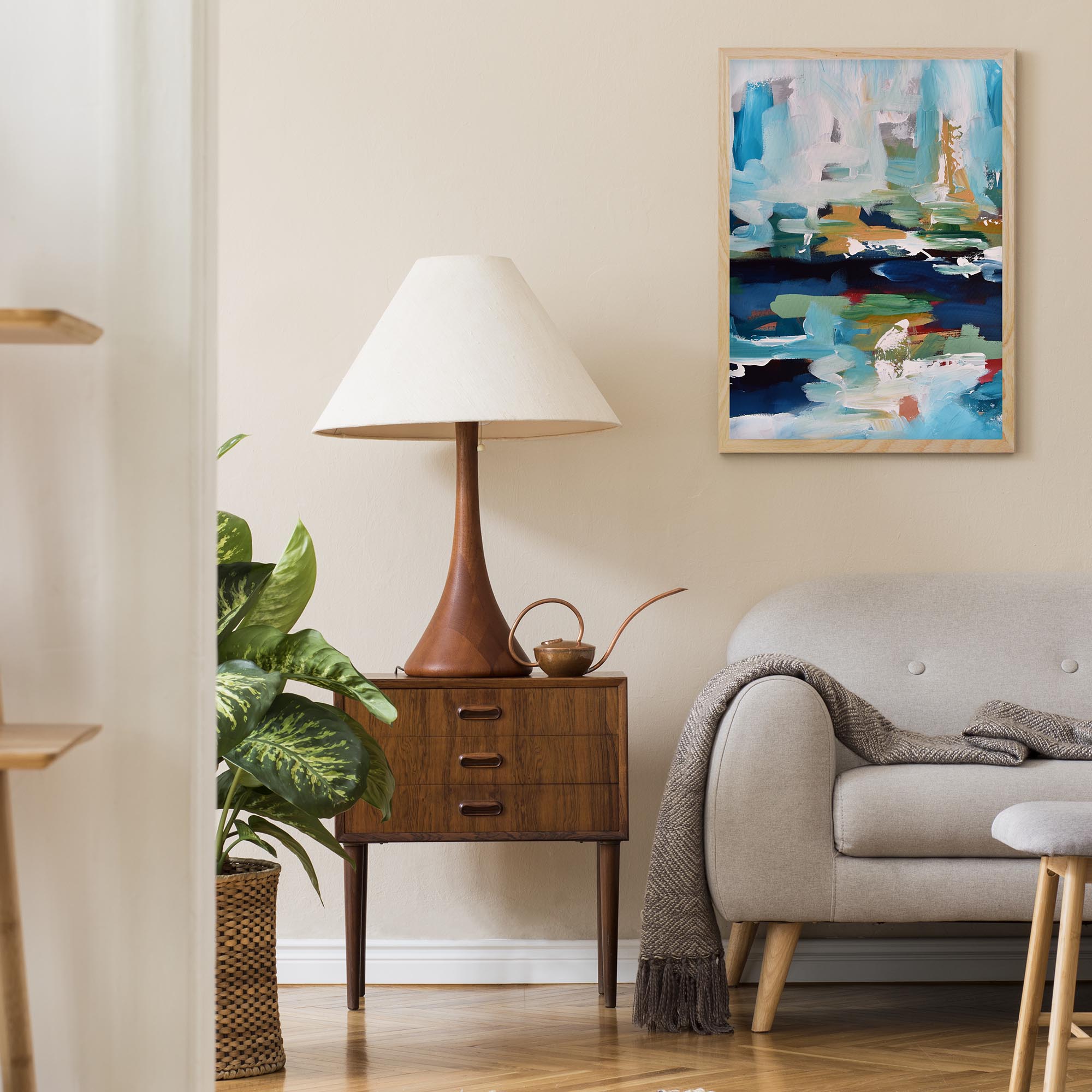 Abstract 356 Framed Art