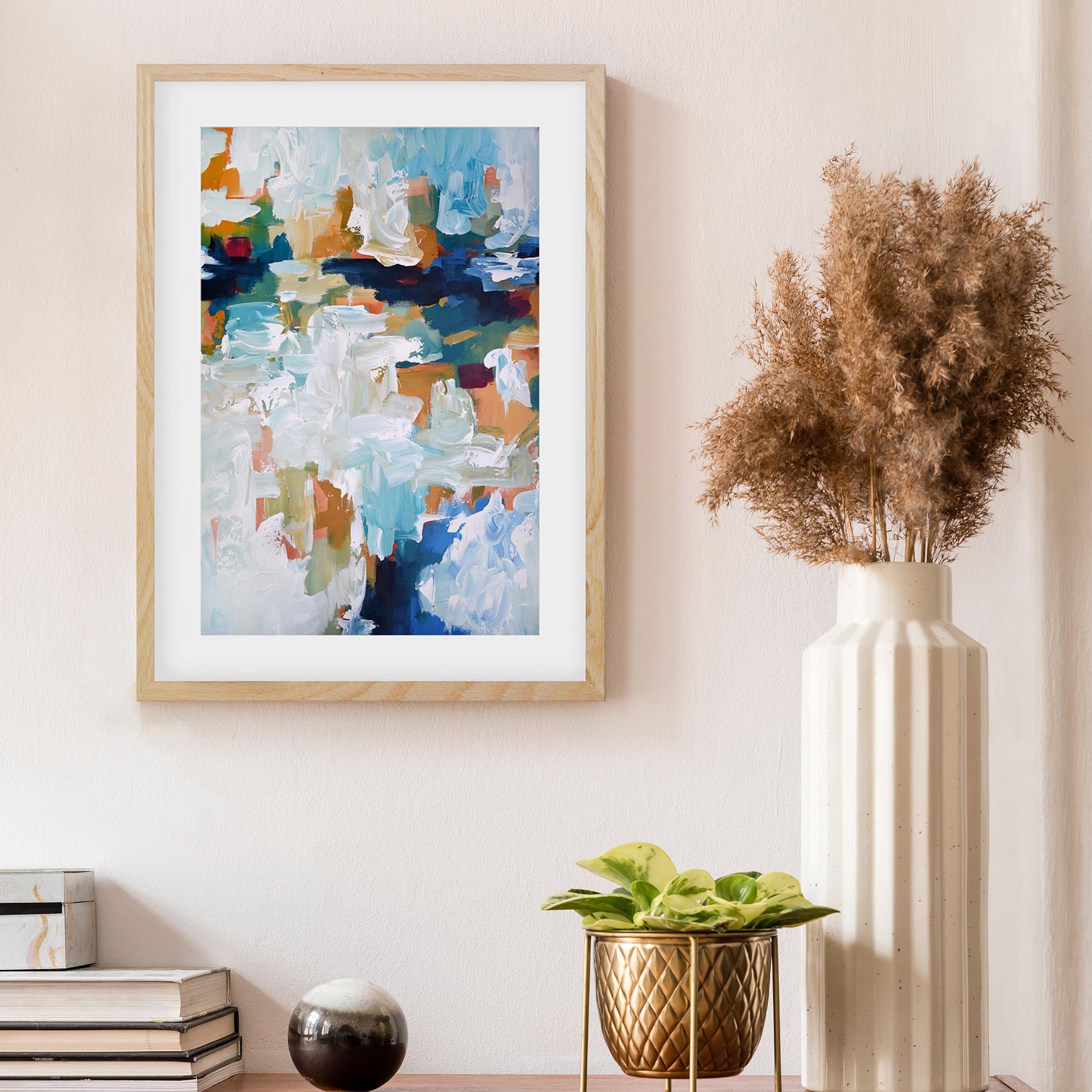 Abstract 409 Framed Art