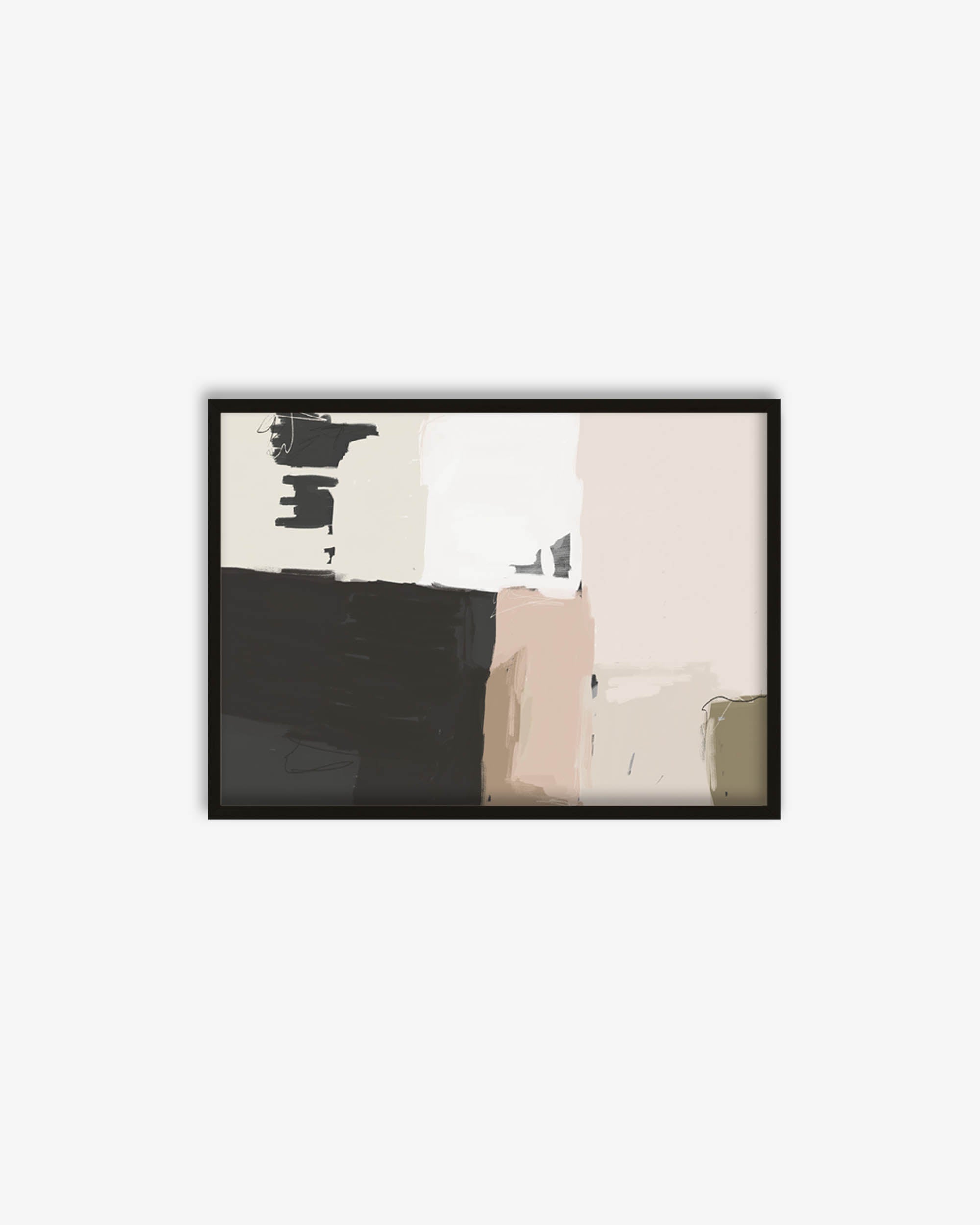 Abstract Beige Art Print