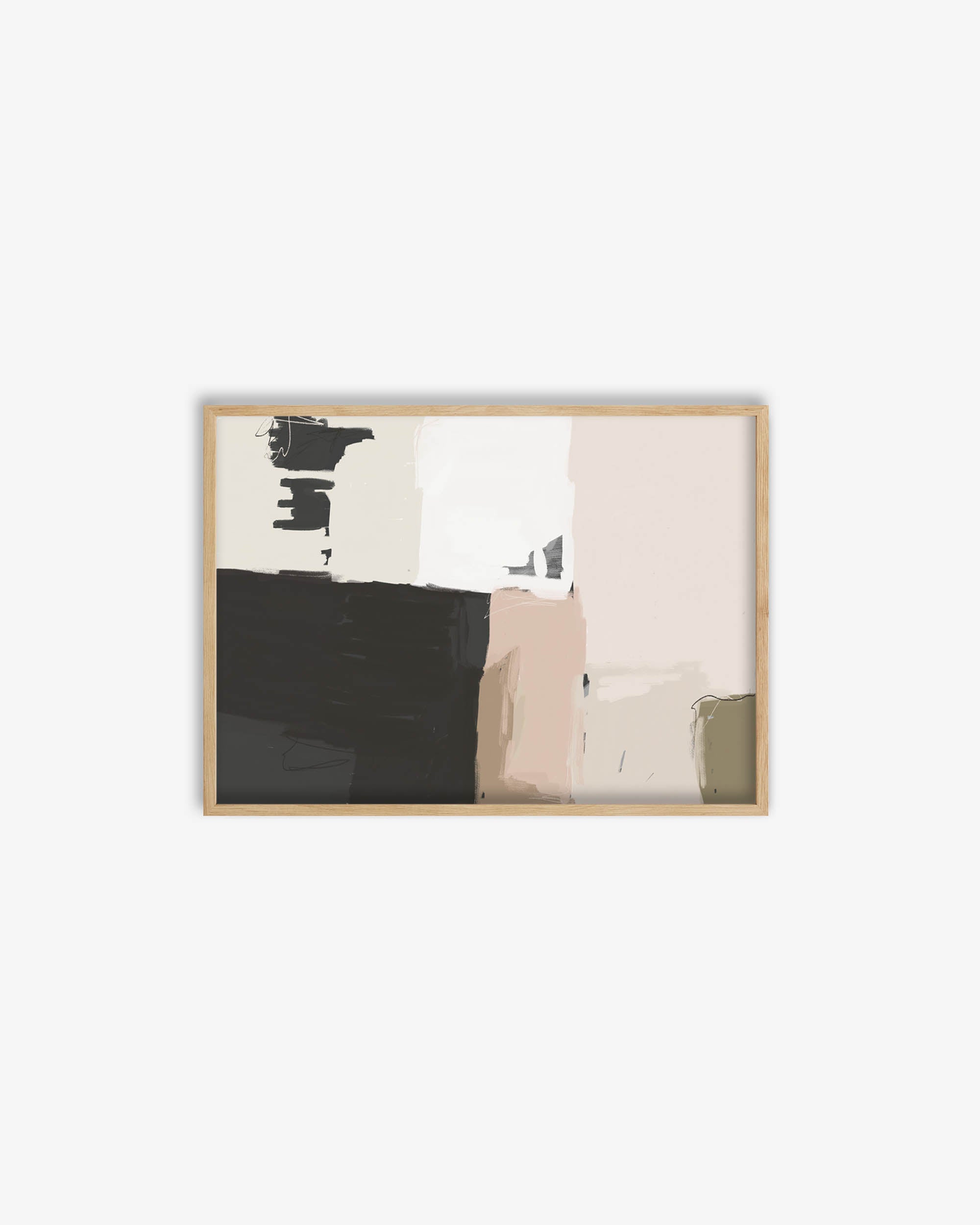 Abstract Beige Art Print