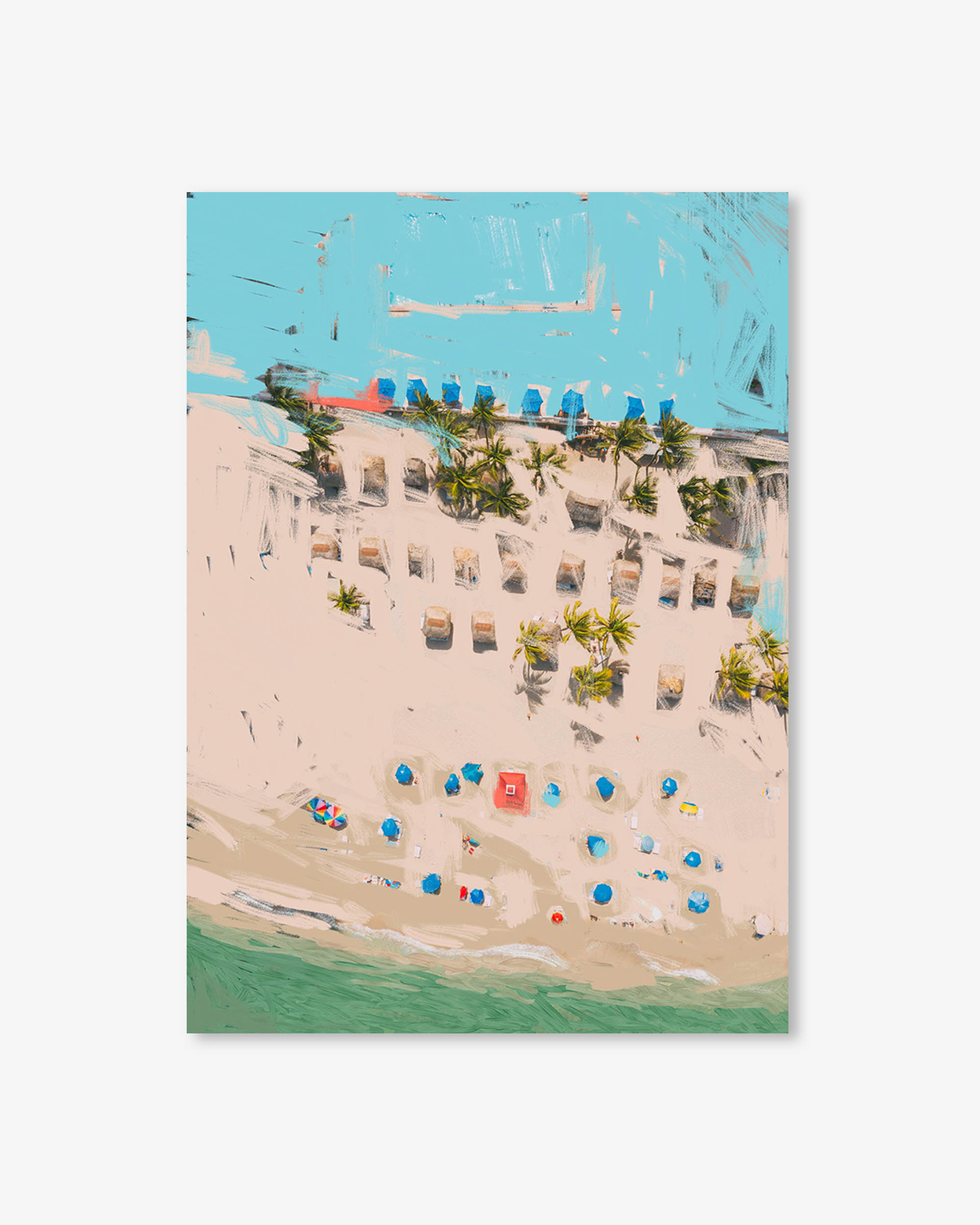 Beach Study Art Print