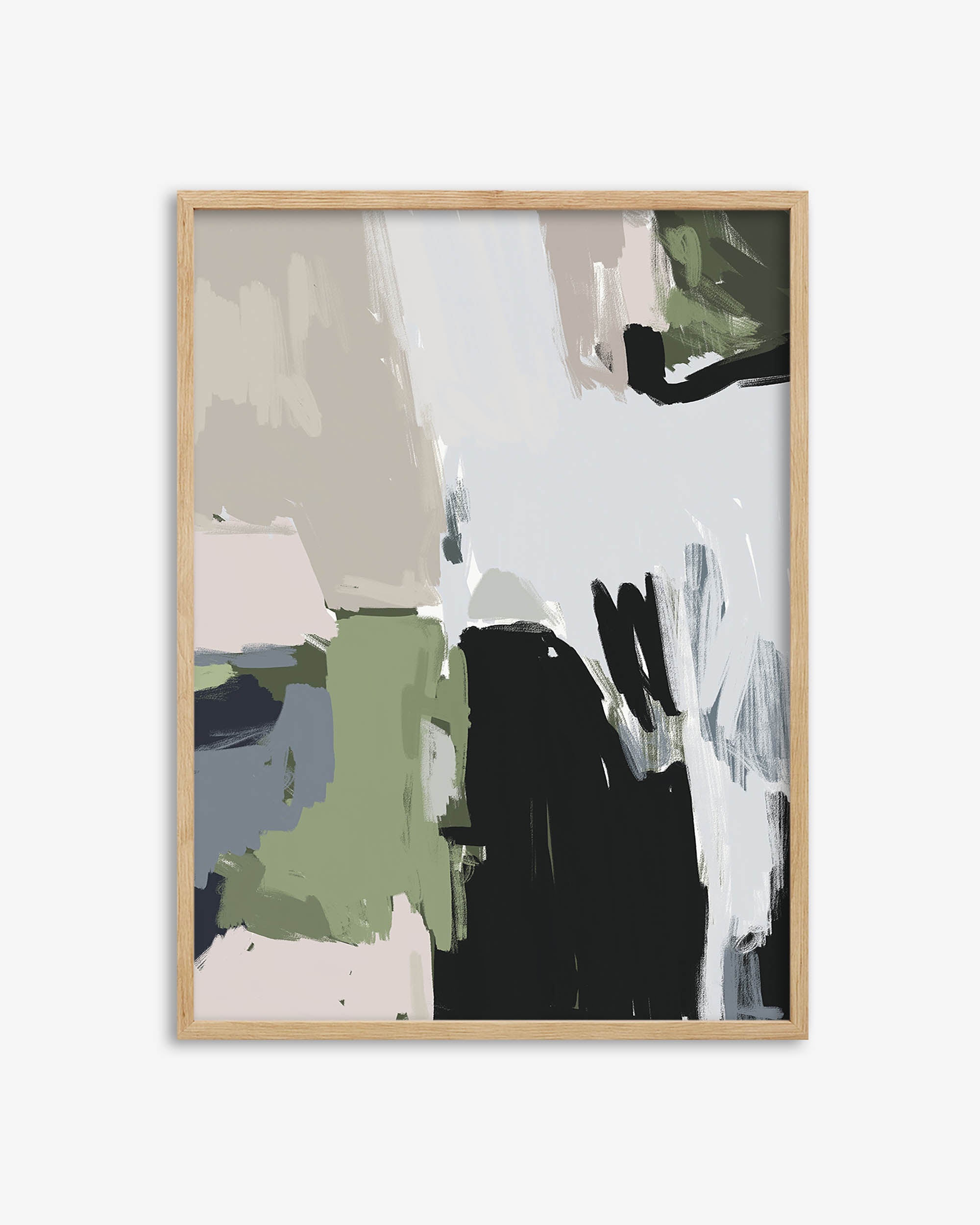 Abstract Pastel Multicolour Art Print