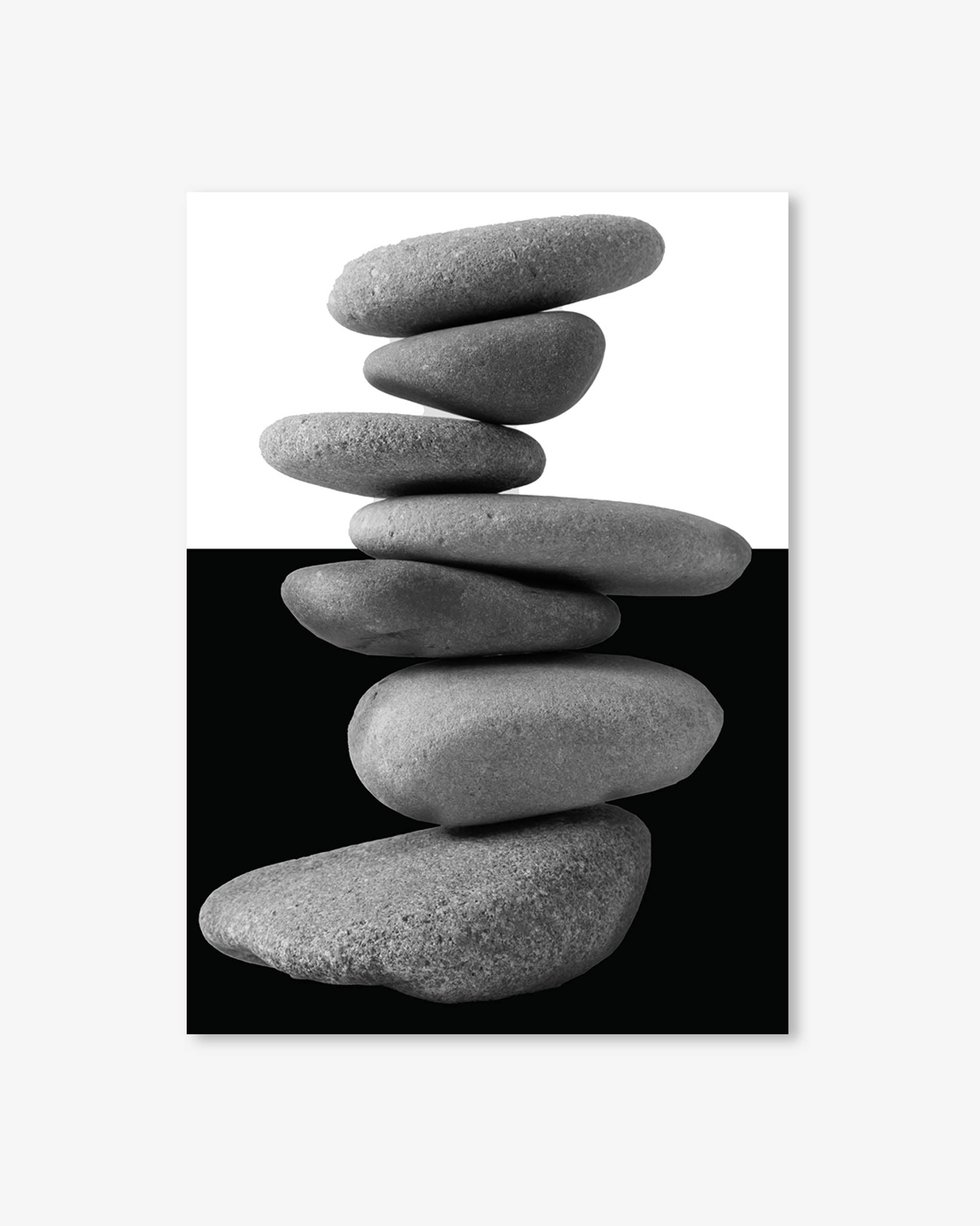 Balancing Stones Art Print