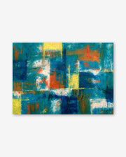 Geometric Abstract Colours Art Print