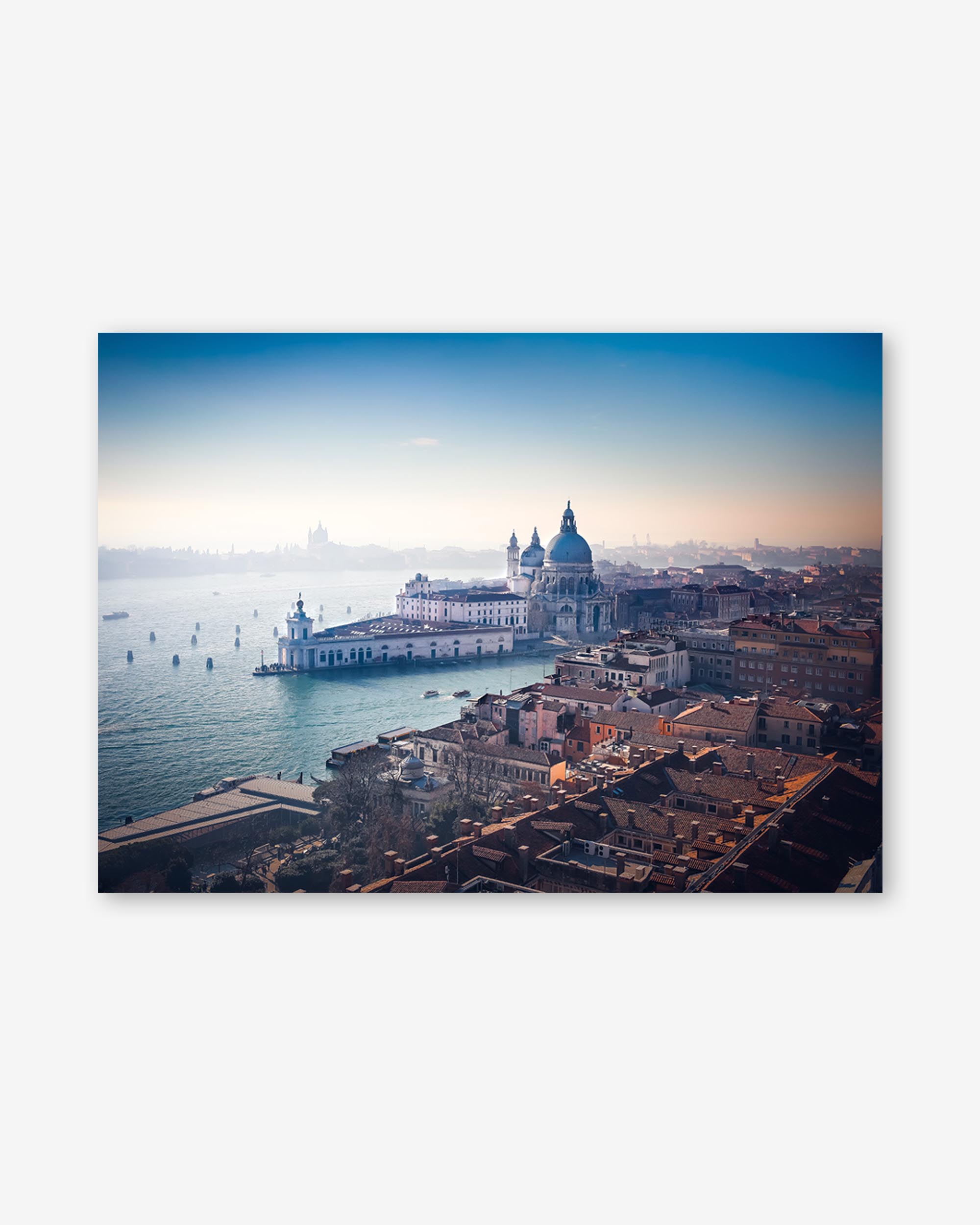 City On The Water Art Print